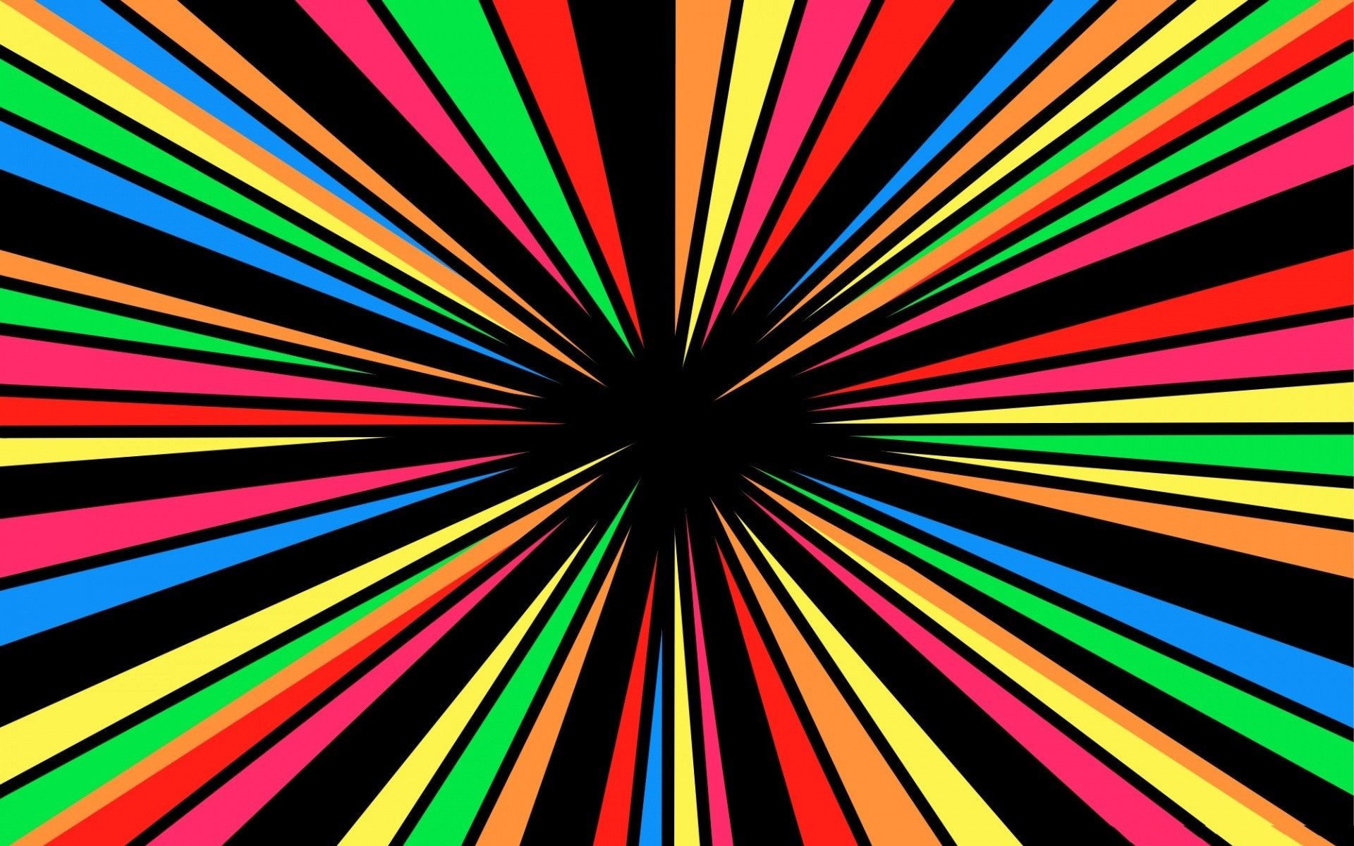 Raggi colorati esplosione neon, 1920x1200 Full HD+ WUXGA, Desktop