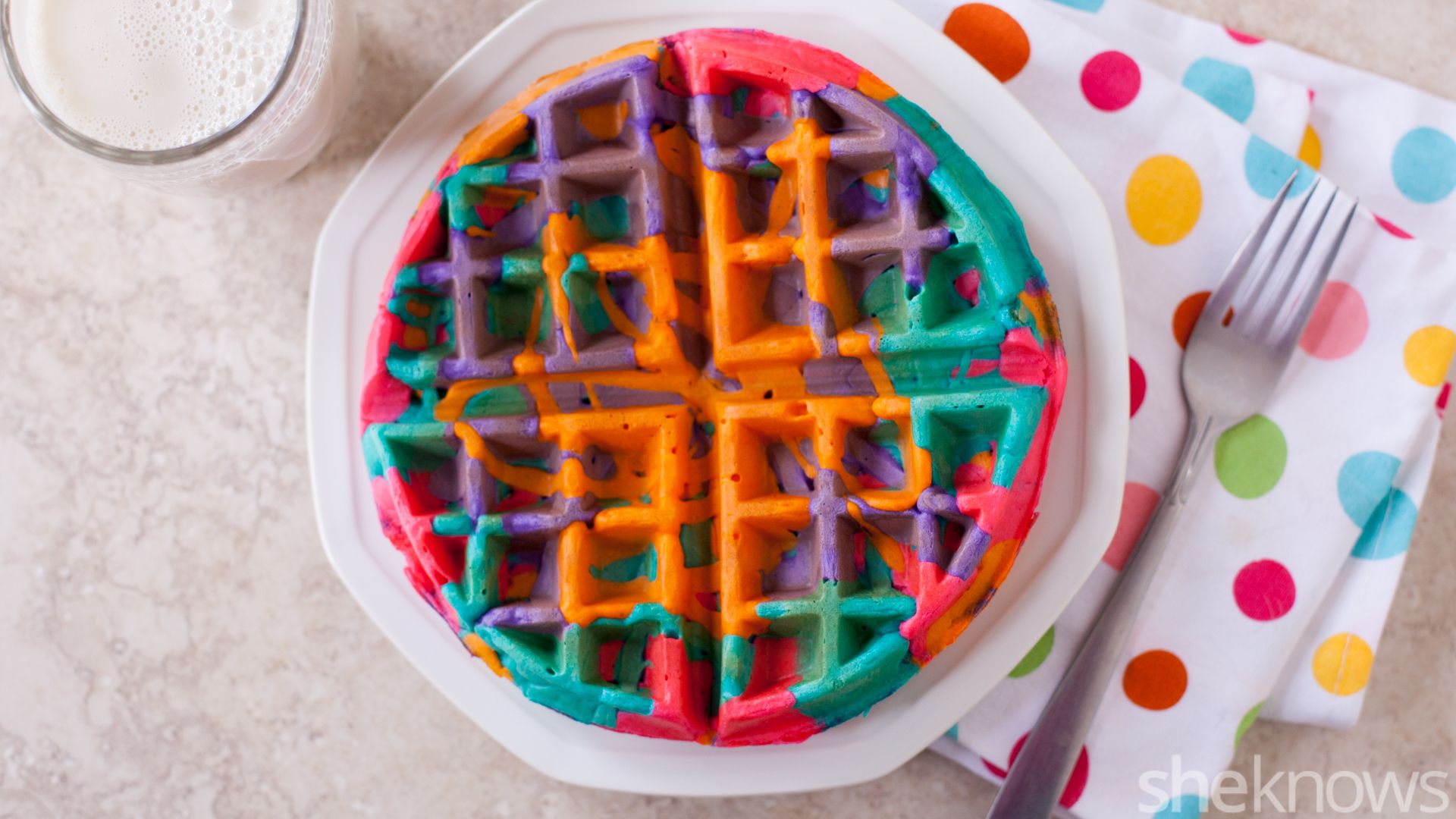 Waffle tie-dye colorato, 1920x1080 1080p, Desktop
