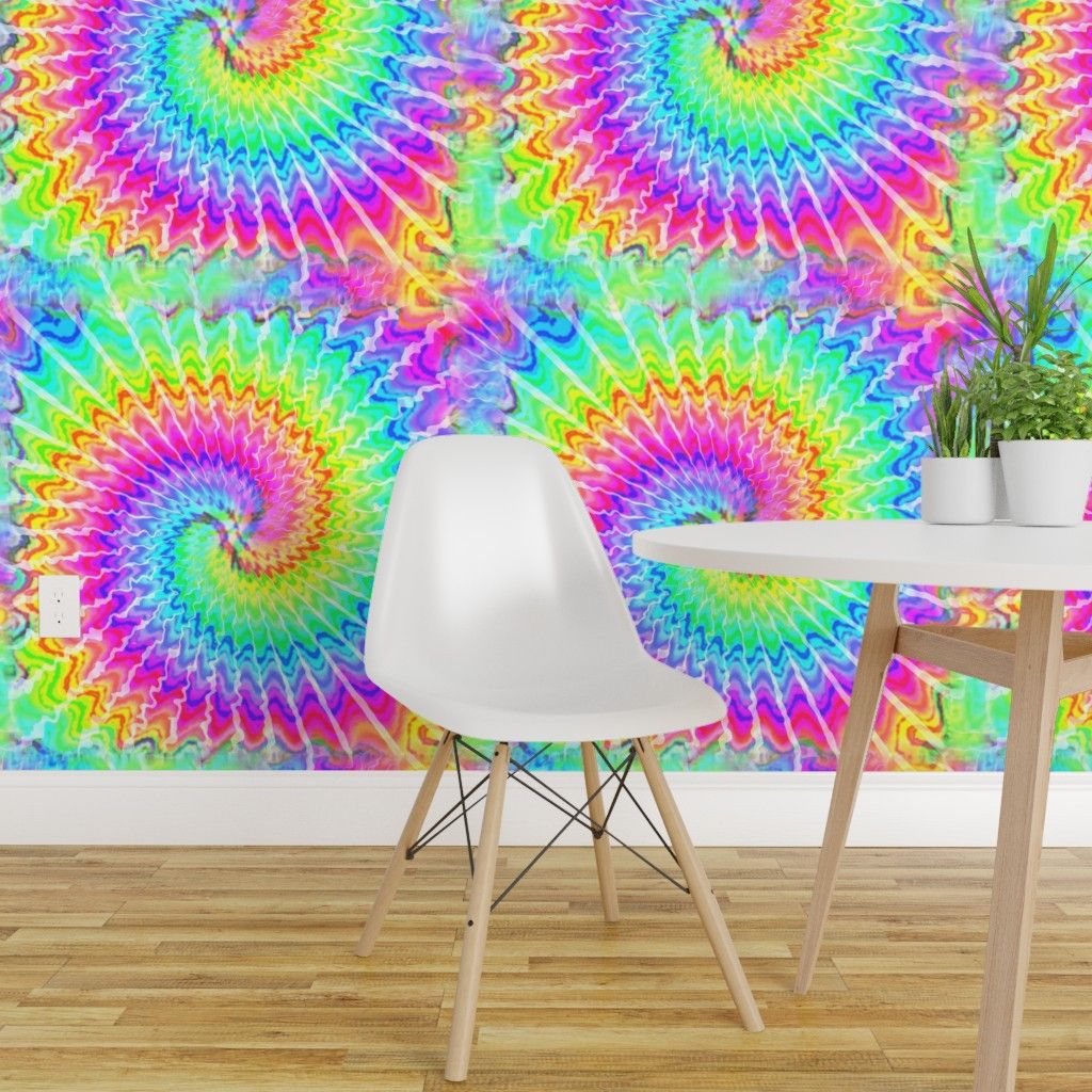 Spirali arcobaleno psichedeliche tie-dye, 1024x1024 HD, Desktop