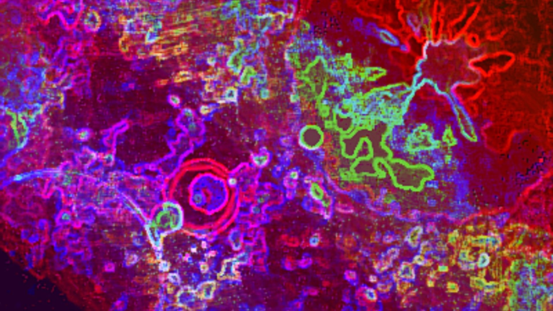 Sfondo tie-dye neon astratto, 1920x1080 Full HD, Desktop