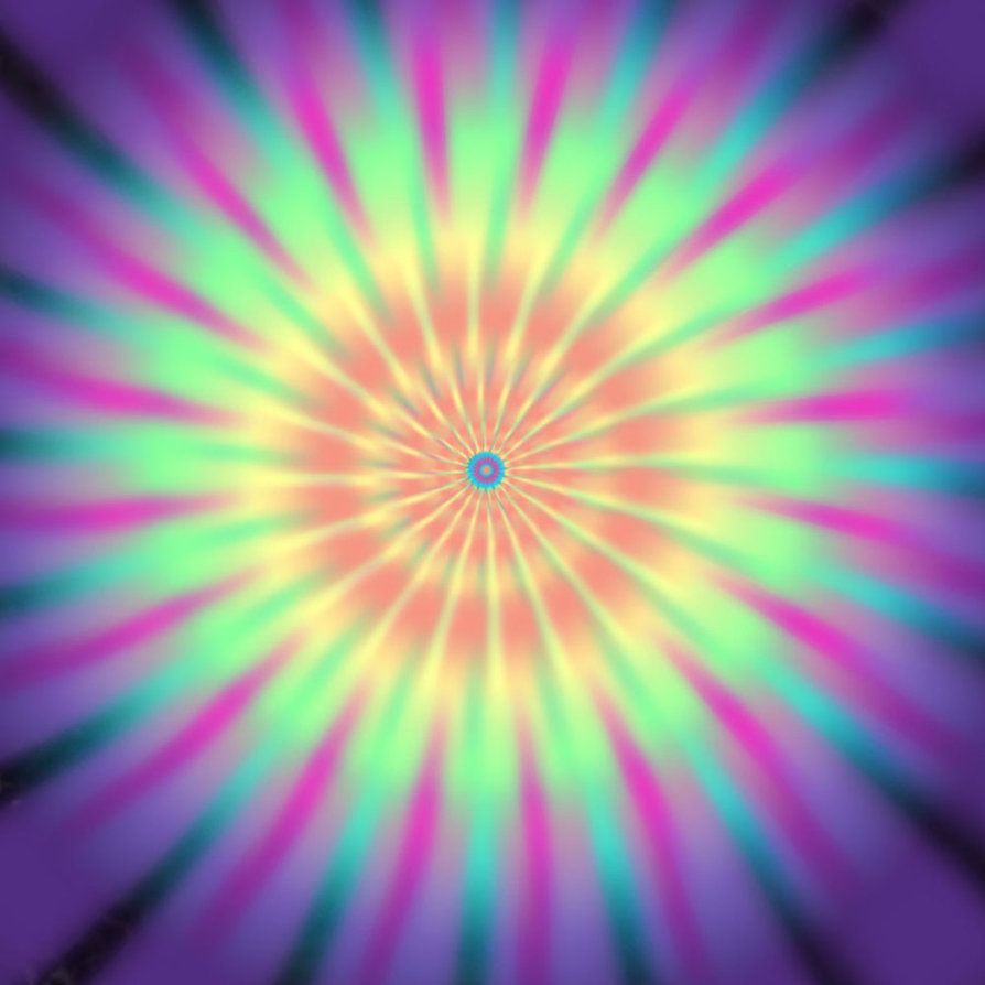 Spirale psichedelica multicolore, 894x894 HD, iMac