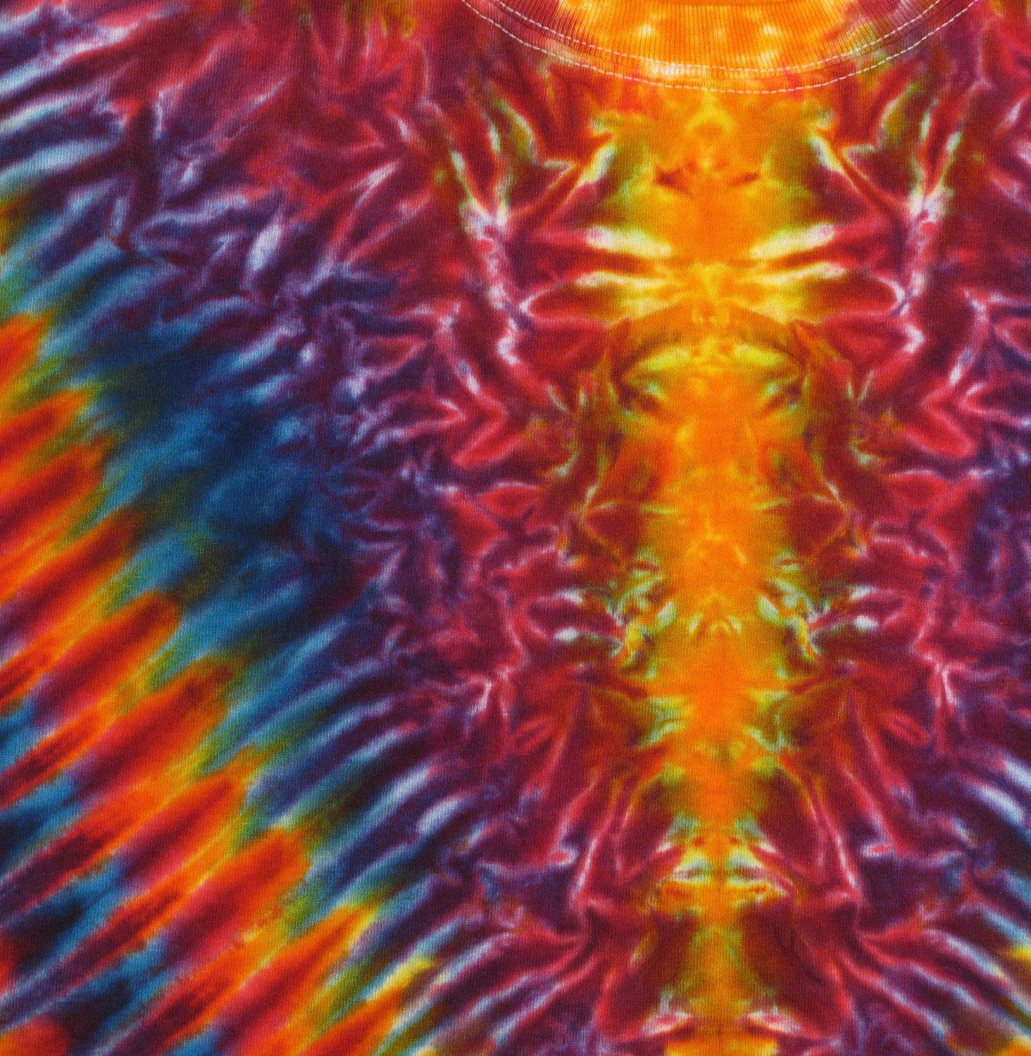 Motivo tie-dye multicolore vibrante, 1464x1500 Full HD Verticale, iPhone