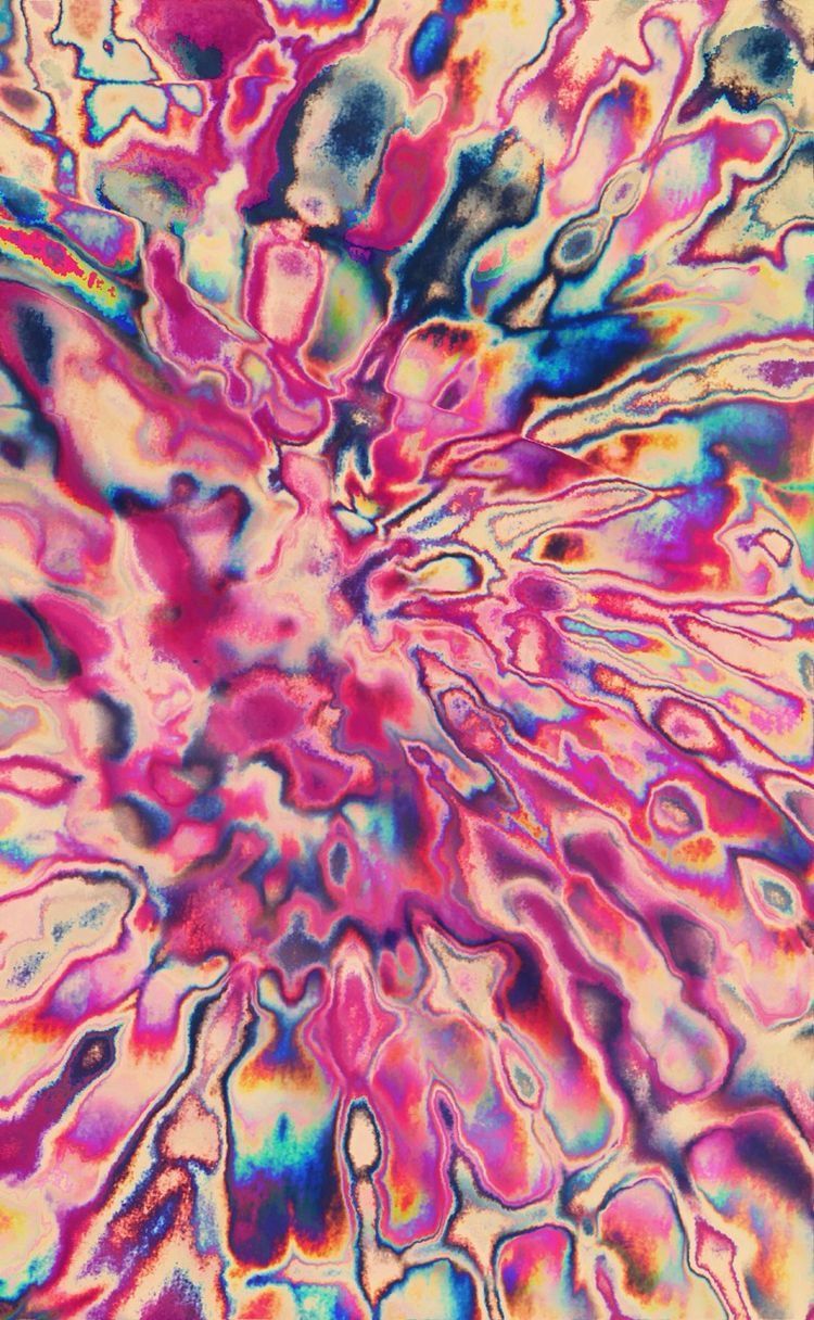 Tie-dye psichedelico rosa blu, 750x1216 Verticale, Mobile
