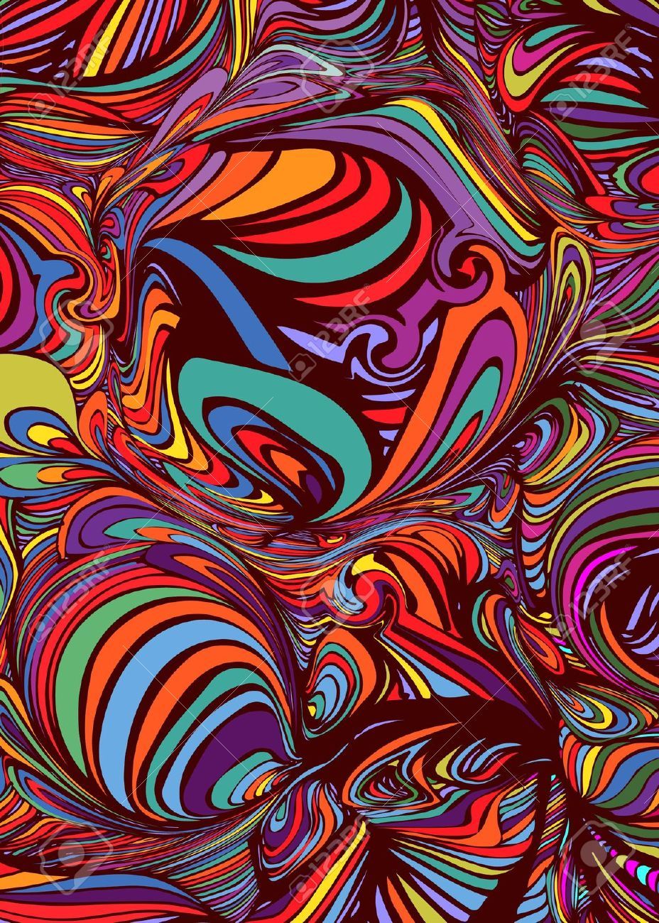 Spirali tie-dye multicolori psichedeliche, 928x1300 Full HD Verticale, Smartphone