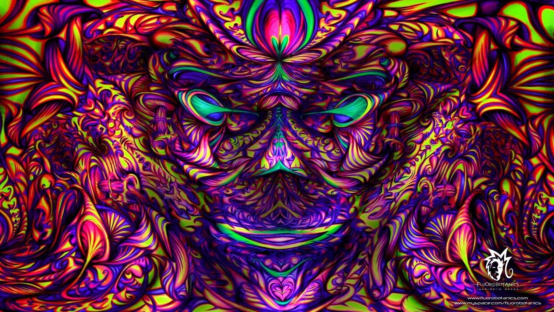 Volto psichedelico astratto colorato, 1920x1080 Full HD 1080p, Desktop