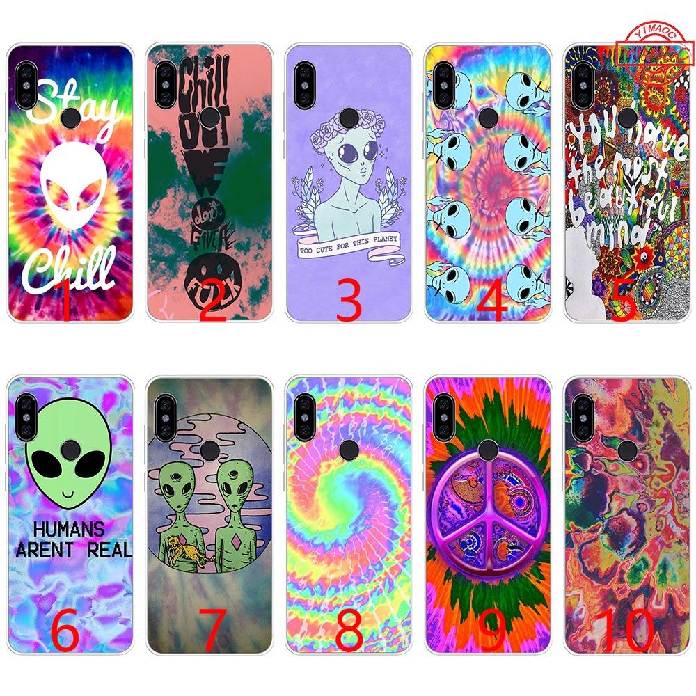 Cover alieni tie dye colorate, 1000x1000 HD, Desktop