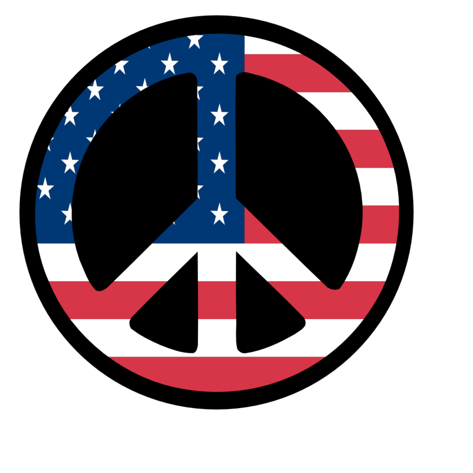 Simbolo pace bandiera americana, 949x949 HD, iMac