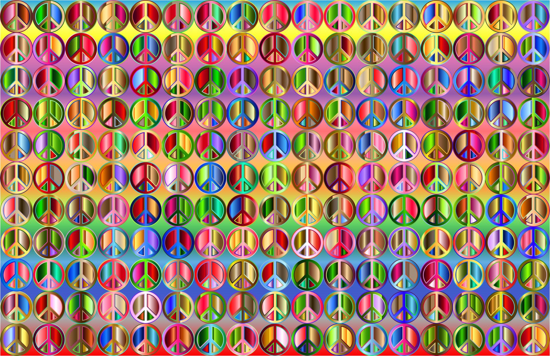 Simboli pace tie dye colorati, 1920x1243 Full HD+ WUXGA, Laptop