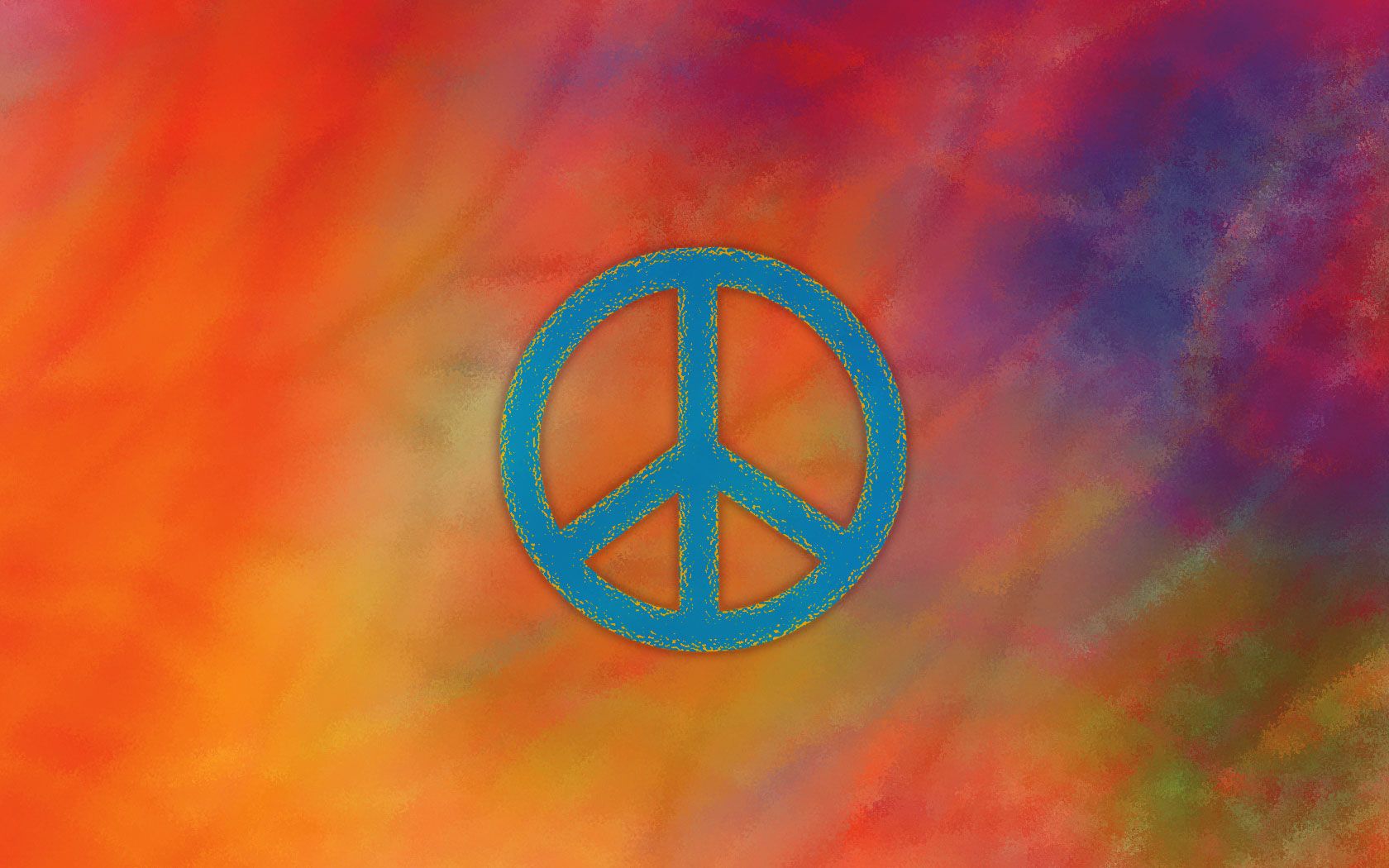 Simbolo della pace tie dye, 1680x1050 900p, Laptop