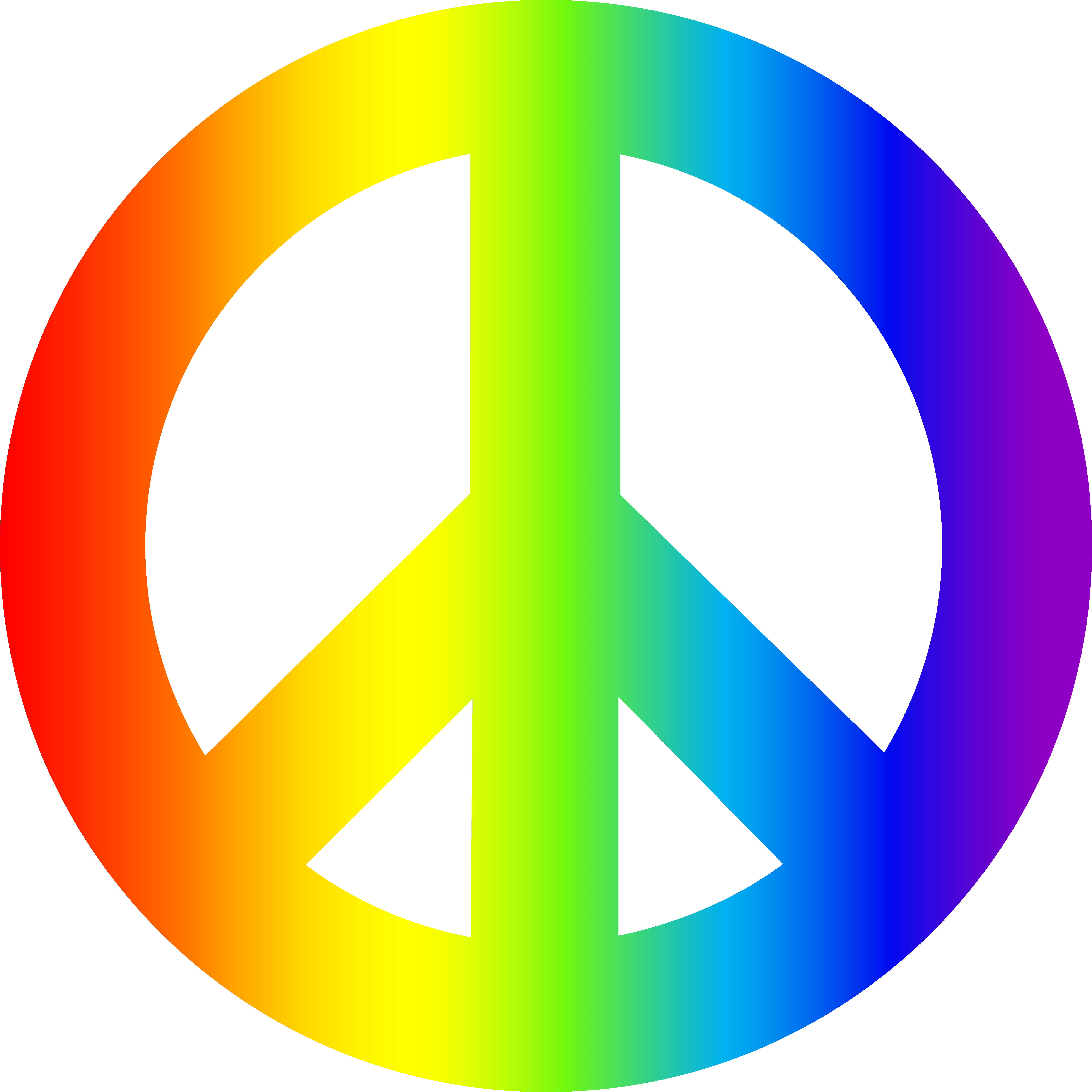Simbolo della pace arcobaleno, 7192x7192 UHD, PC 4K