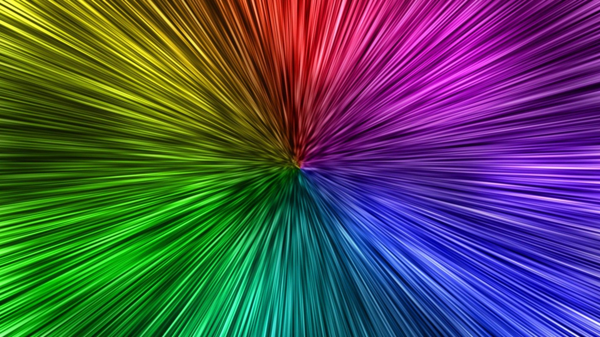 Raggi neon arcobaleno esplosione, 1920x1080 Full HD 1080p, Desktop
