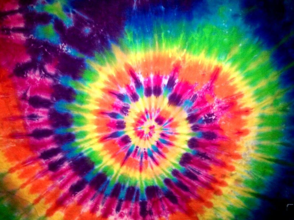 Spirale tie-dye multicolore neon, 1024x768 HD, iMac