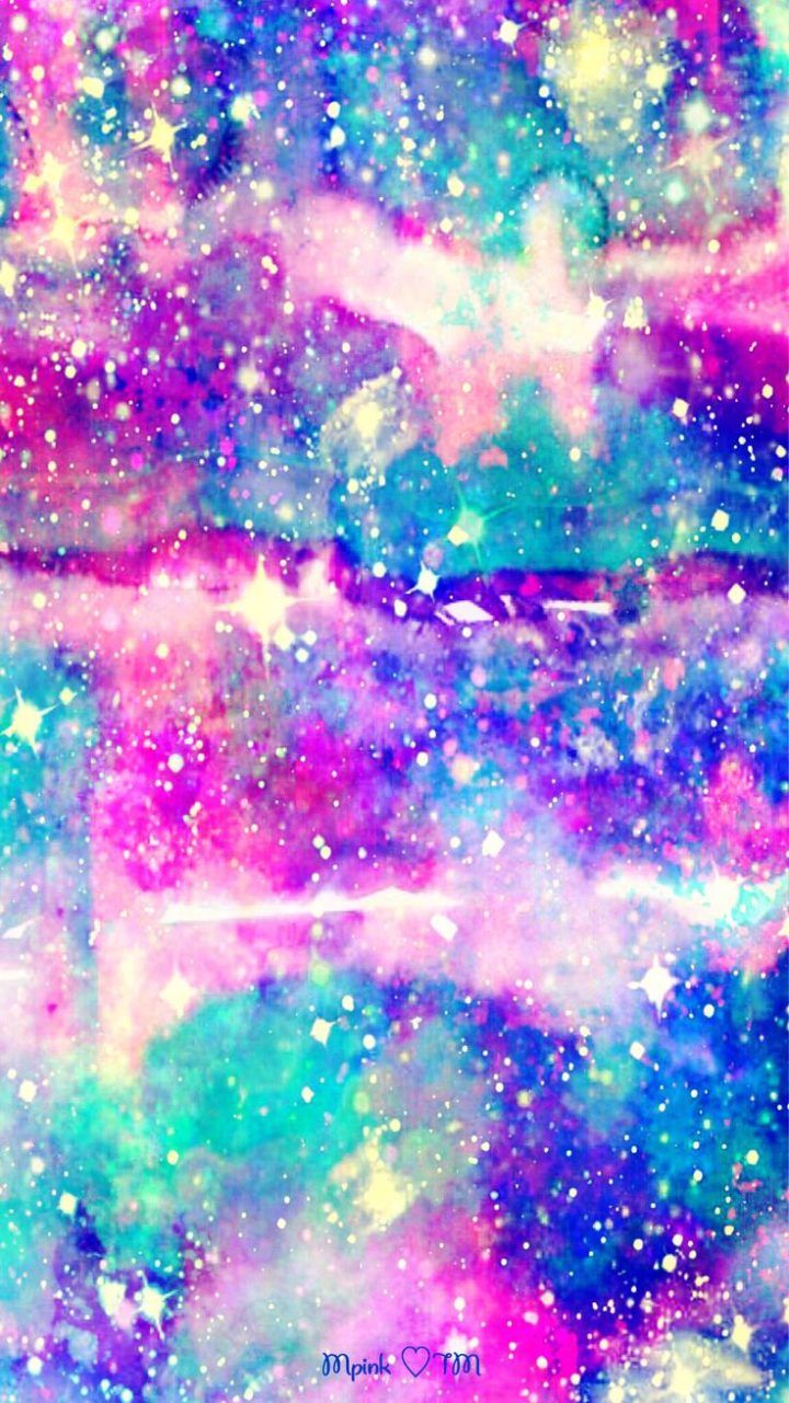 Galassia tie-dye multicolore neon, 720x1281 Verticale, Mobile