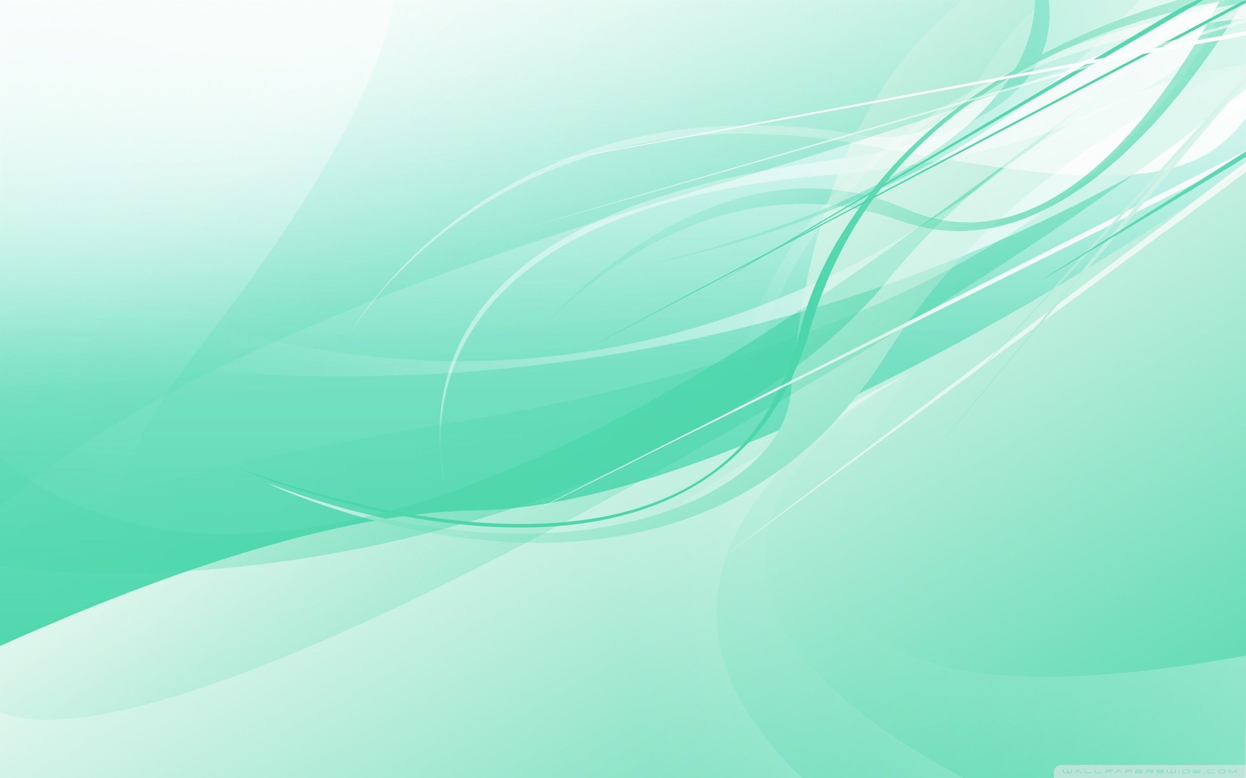 Linee astratte verde Tiffany, 2560x1600 WQXGA, Monitor Gaming