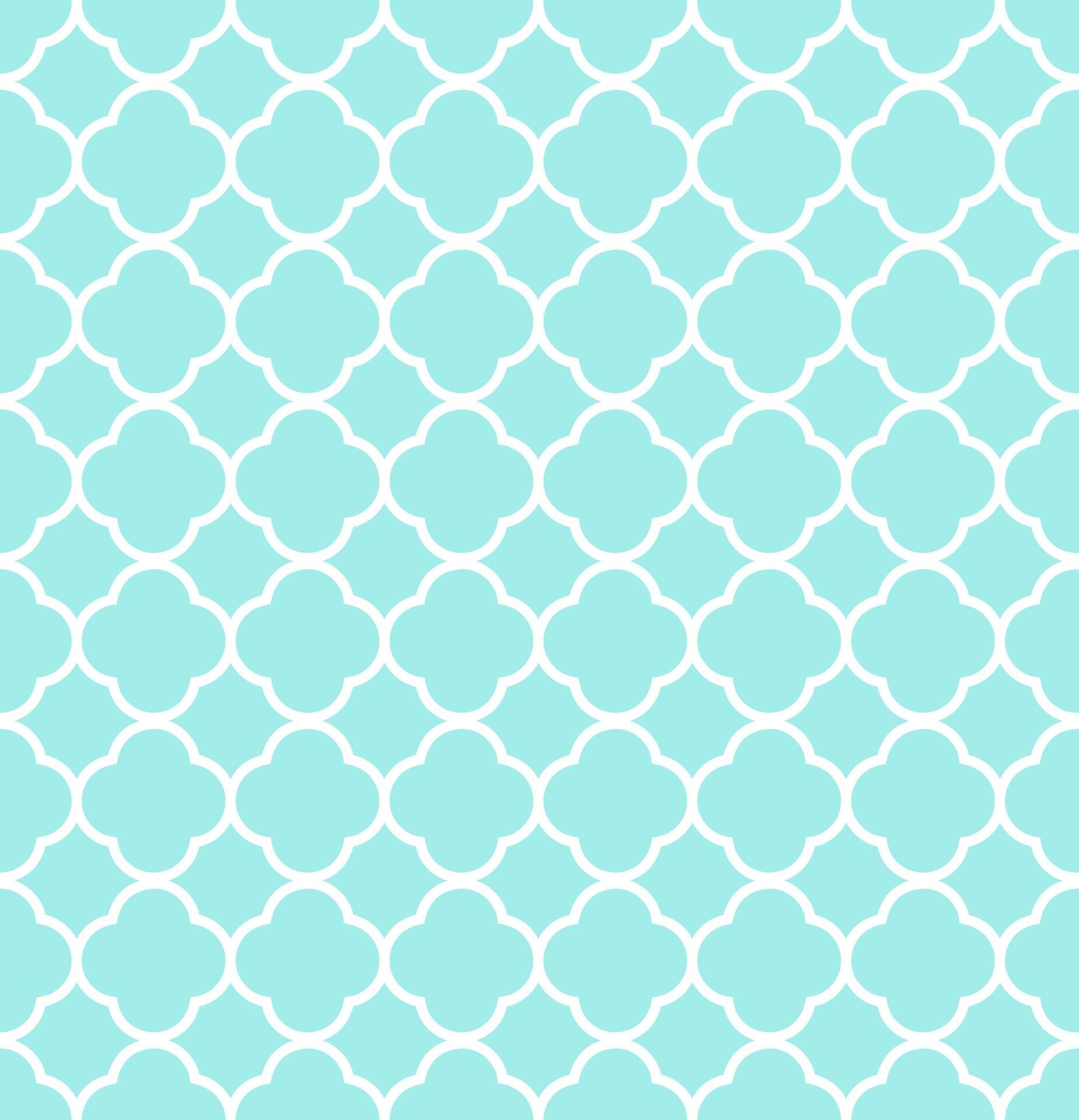 Motivo quatrefoil blu Tiffany, 1849x1920 Verticale, Android