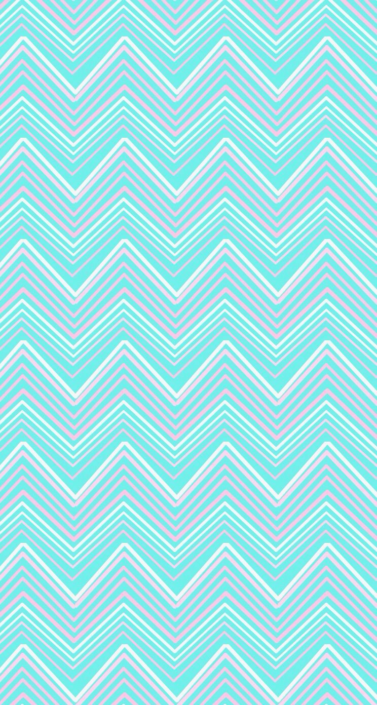 Motivo chevron azzurro Tiffany, 744x1392 Full HD Verticale, Realme
