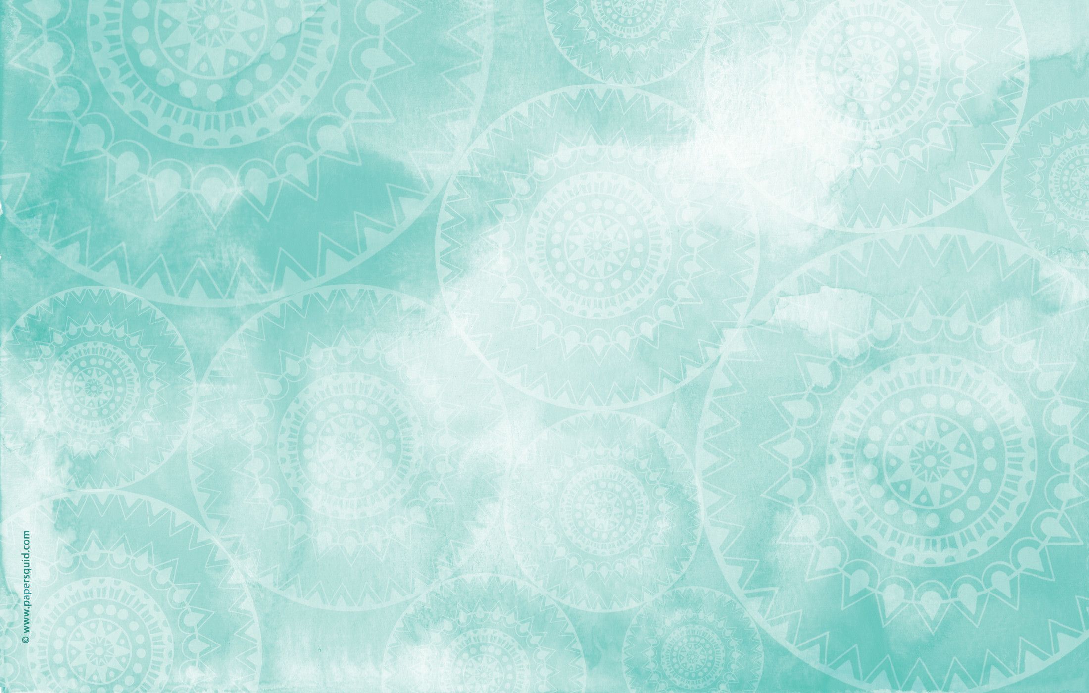 Mandala astratti blu Tiffany, 2200x1400 2K, PC Desktop