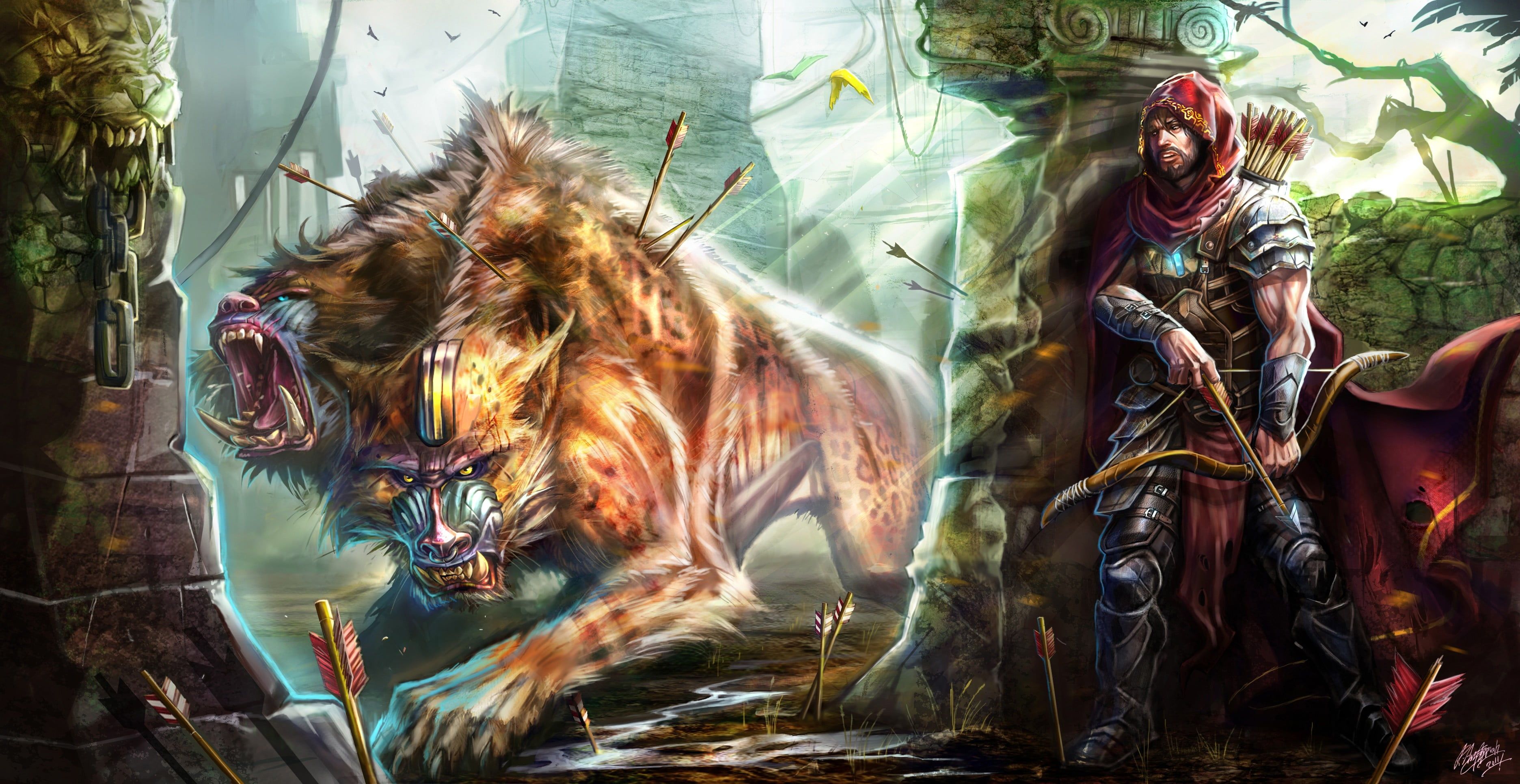 Luna guerriera Dota 2 tigre, MOBA, 3840x2400 Ultra HD, 4K TV