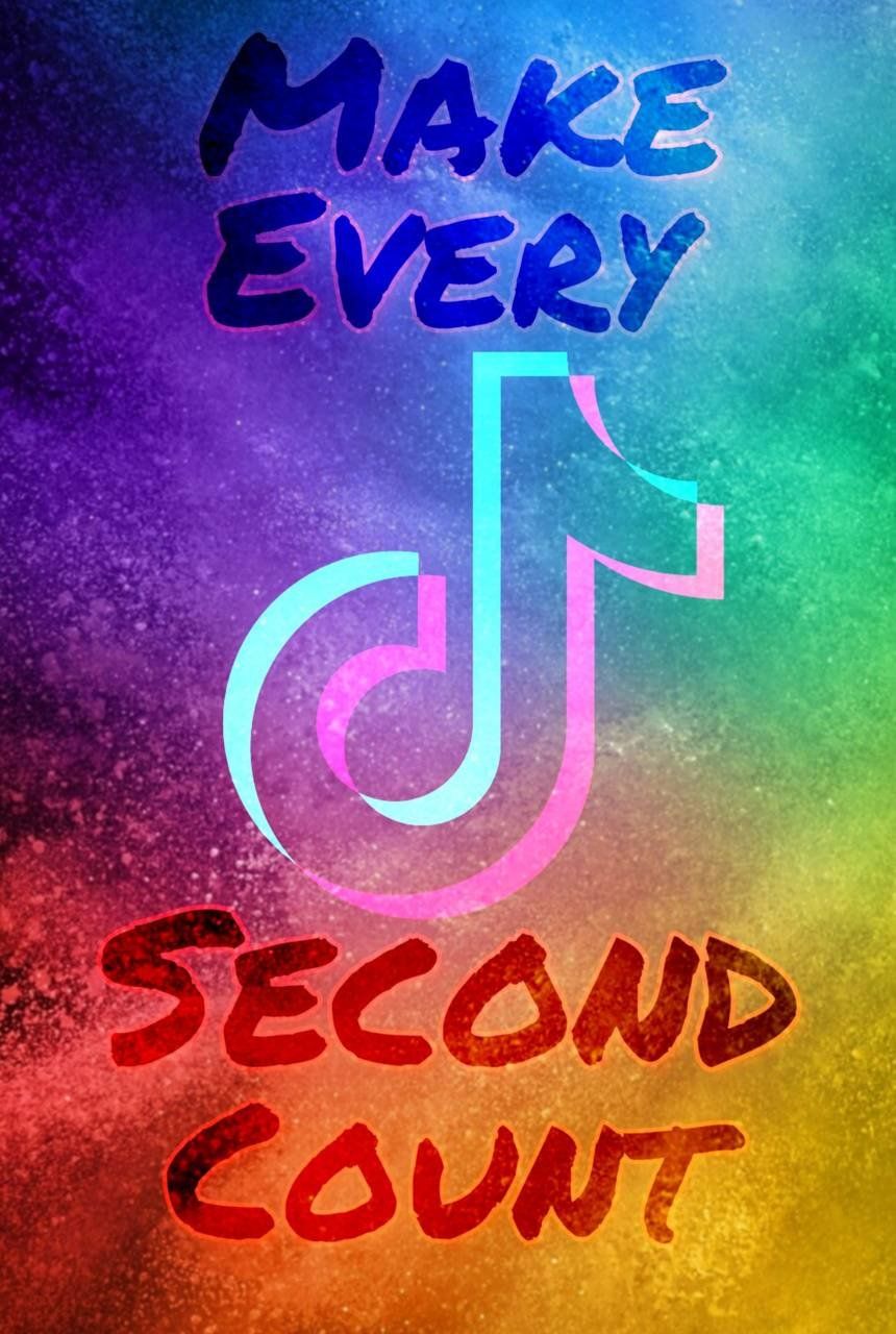 Logo TikTok su folla, 1920x1080 1080p, Desktop