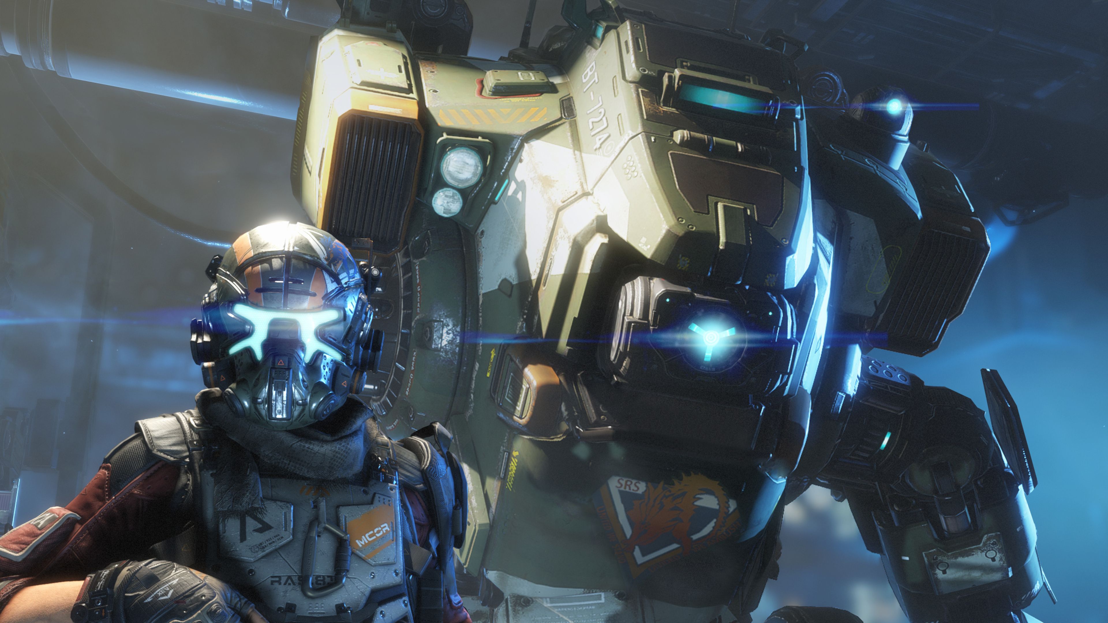 Pilota e Titan robot, 3840x2160 4K Ultra HD, Monitor 4K