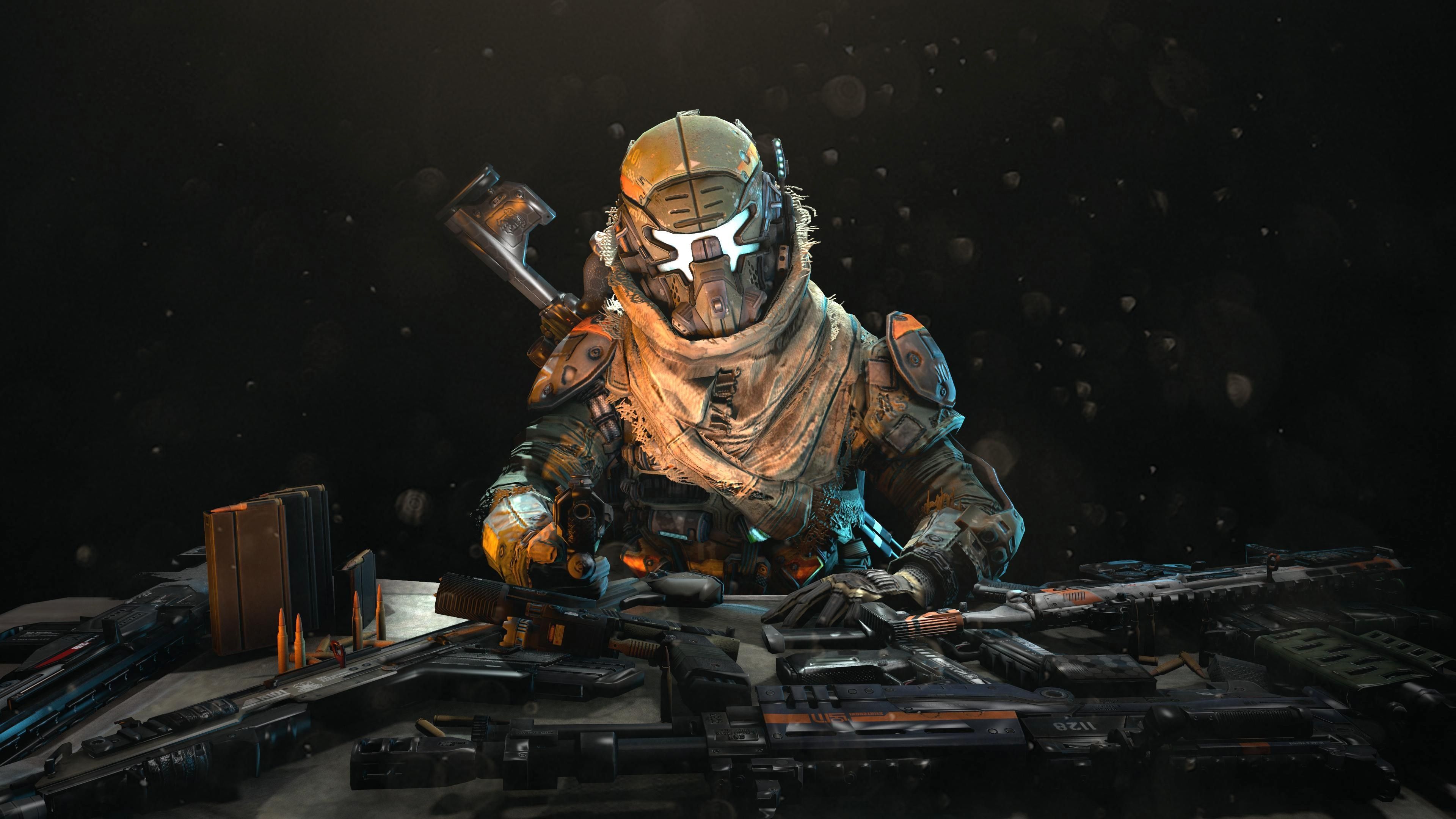 Pilota Titanfall 2 seduto, 3840x2160 4K, Desktop 4K