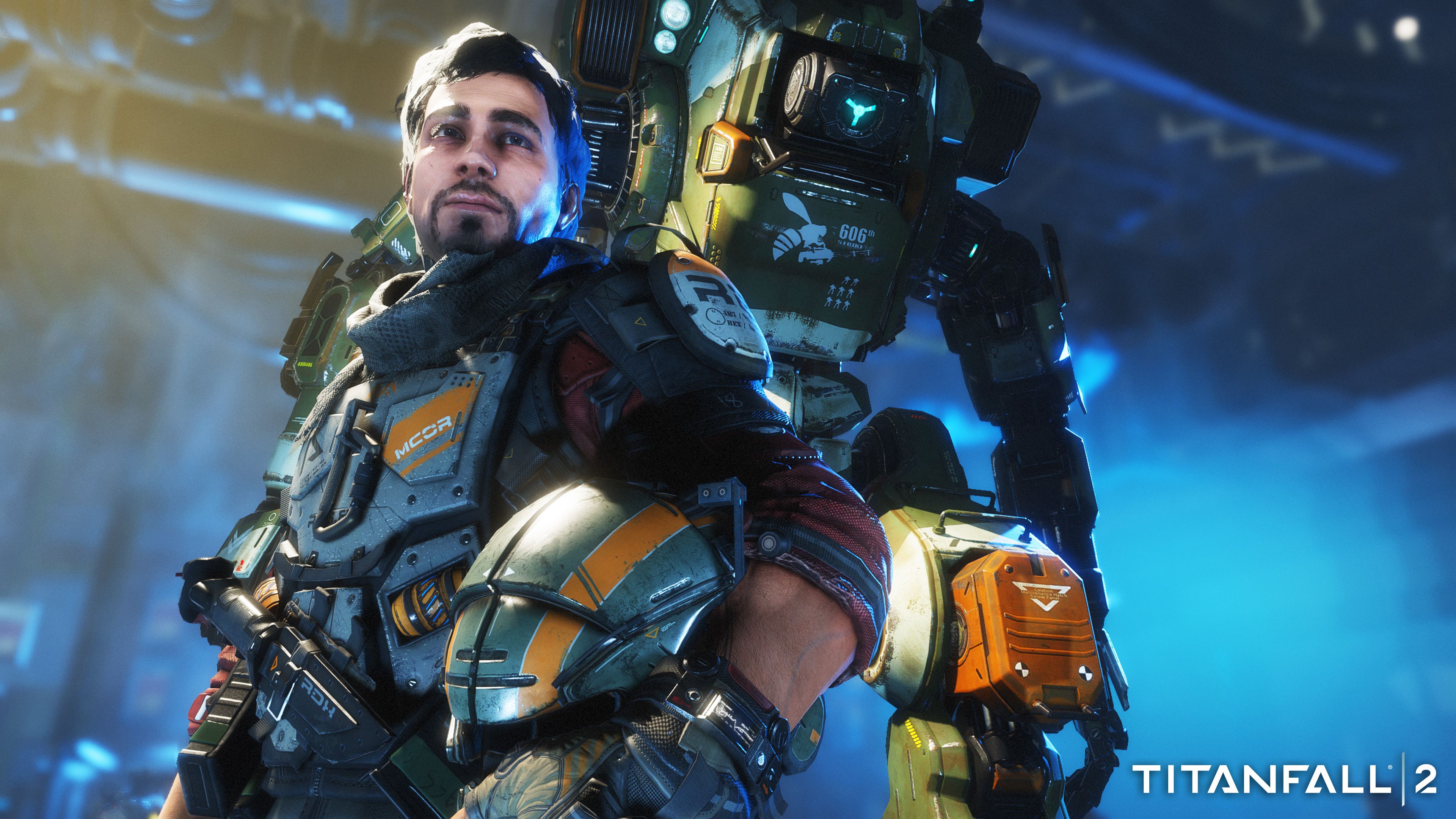 Pilota Titanfall 2 con Titan, 3840x2160 4K Ultra HD, Monitor 4K