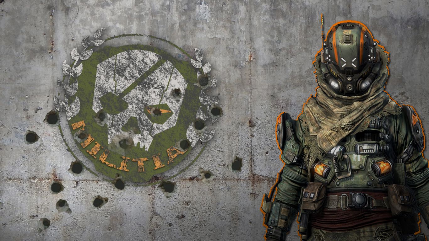 Pilota Titanfall 2 con emblema, 1366x768 720p, Laptop