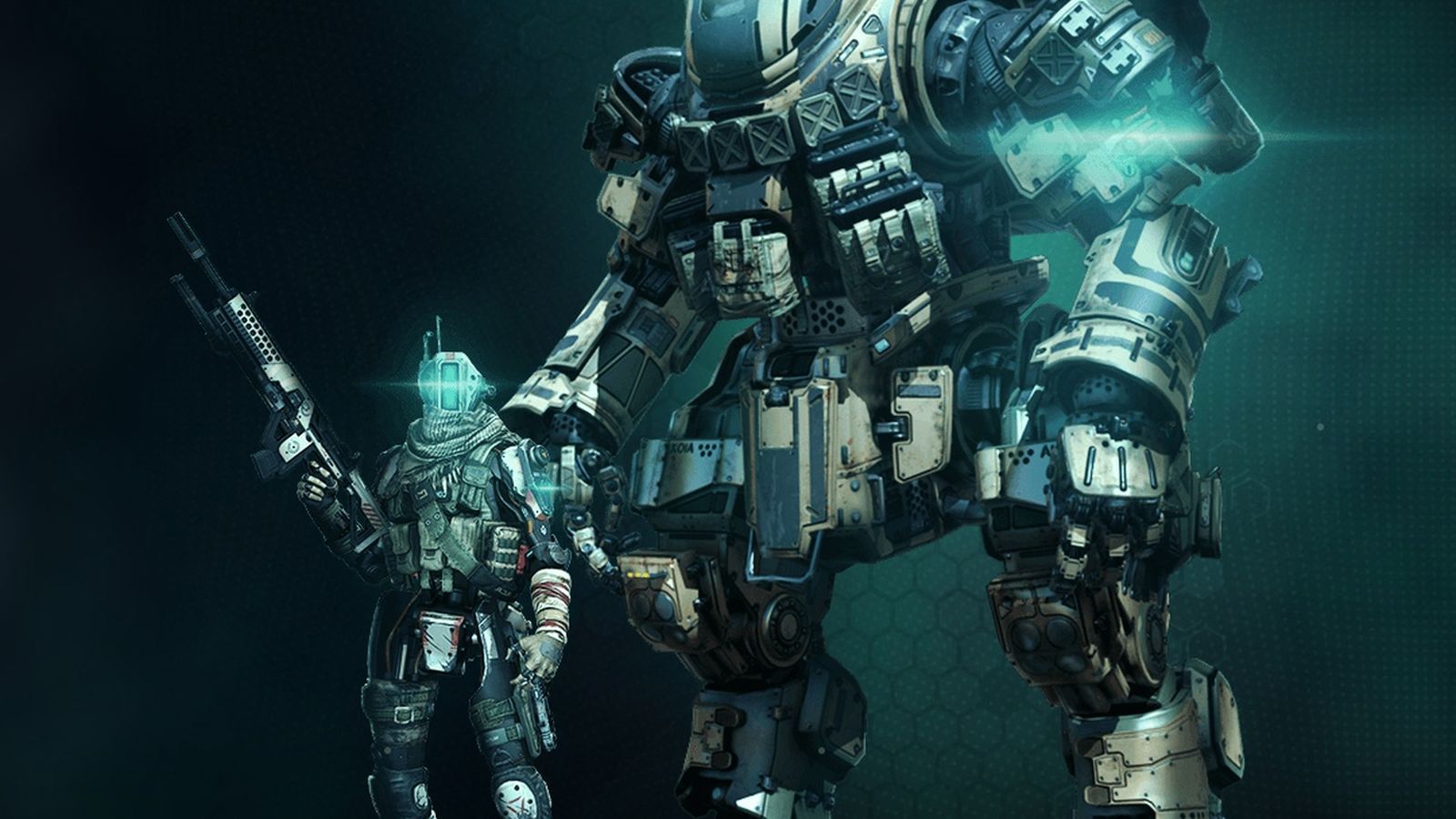 Pilota e Titan Titanfall 2, 1600x900 900p, Desktop