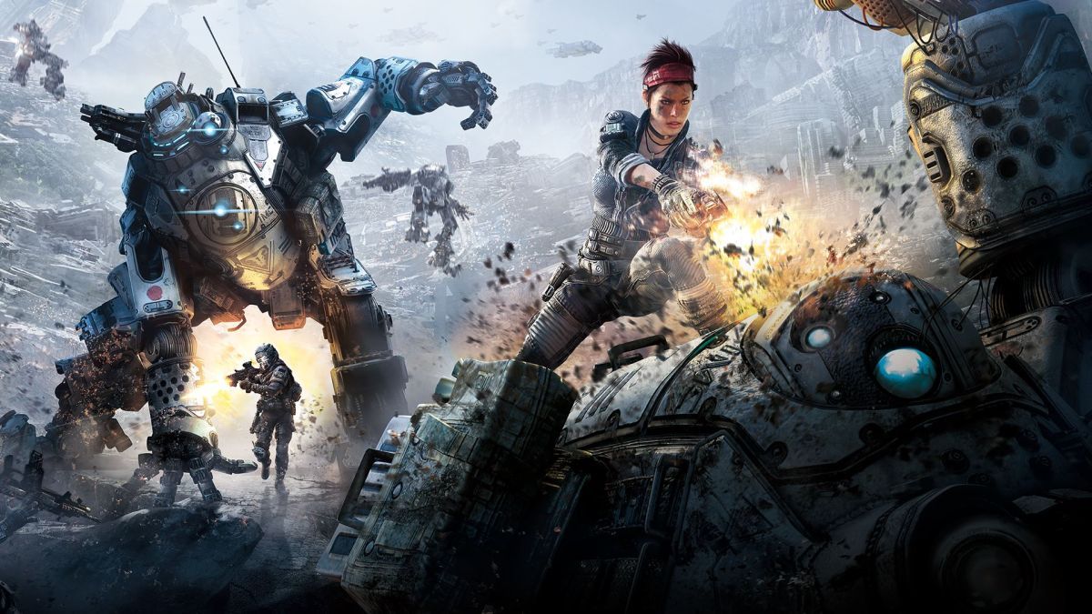 Pilota Titanfall 2 con Titani, 1200x675 HD, PC