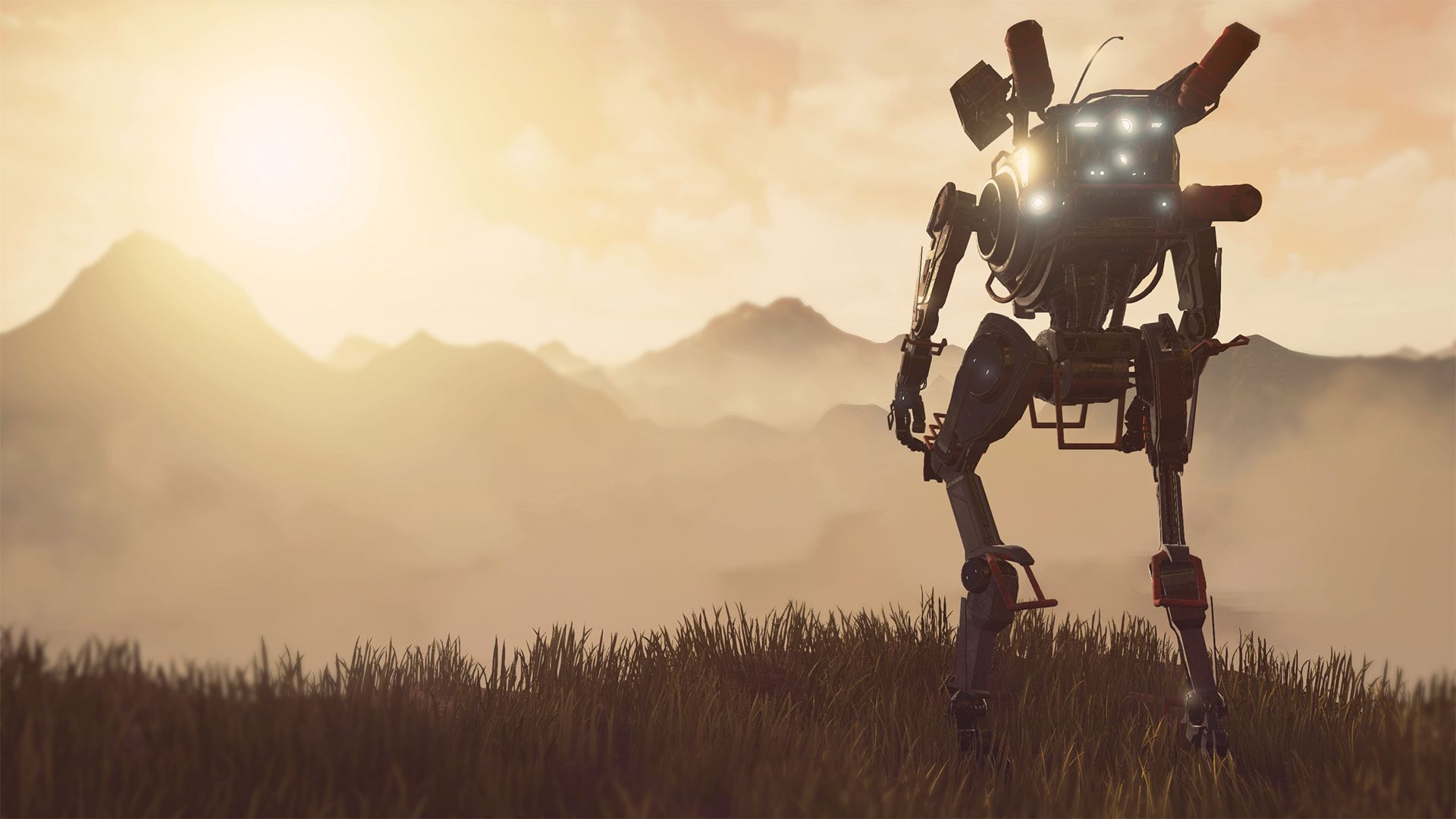 Titano Titanfall al tramonto, 1920x1080 Full HD, Desktop