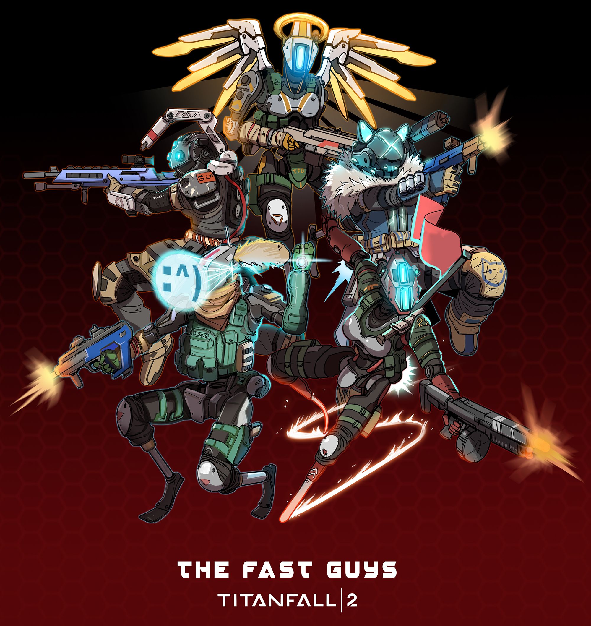 Piloti Titanfall 2 fan art, 2000x2118 Full HD Verticale, iPhone