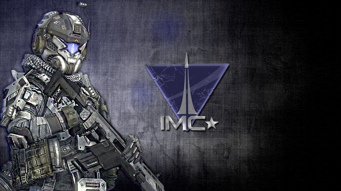 Pilota IMC Titanfall armato, 1366x768 HD, Desktop