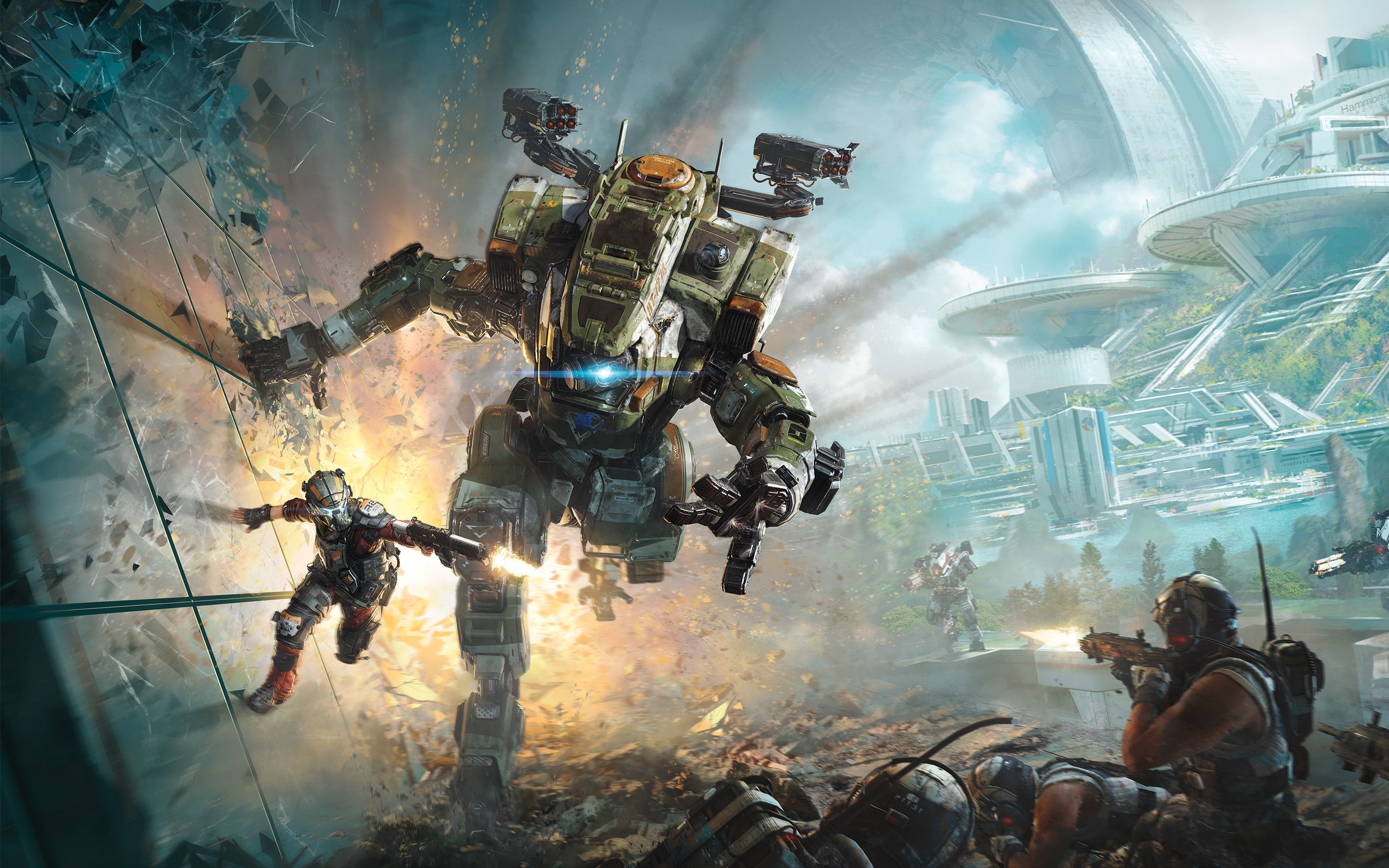 Pilota e Titan Titanfall 2, 2880x1800 2K+, MacBook Pro