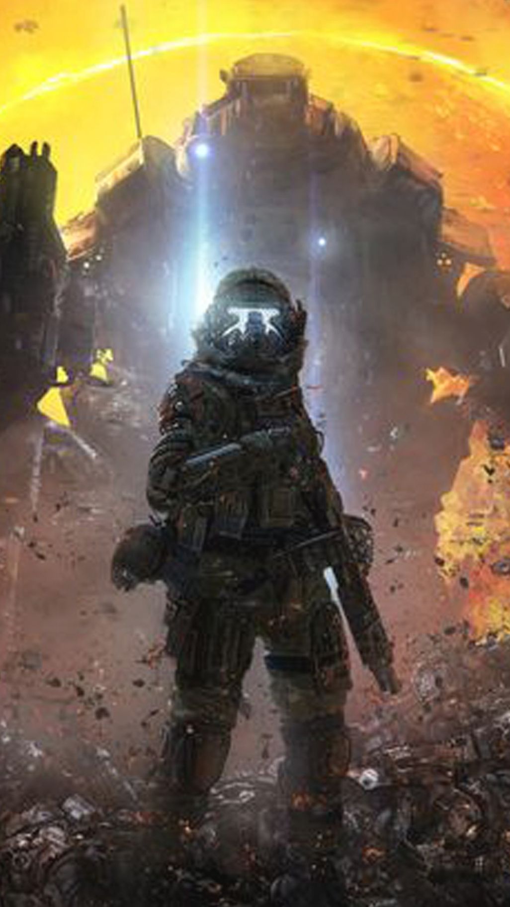 Pilota Titanfall 2 con Titano, 1026x1824 Full HD Verticale, iPhone