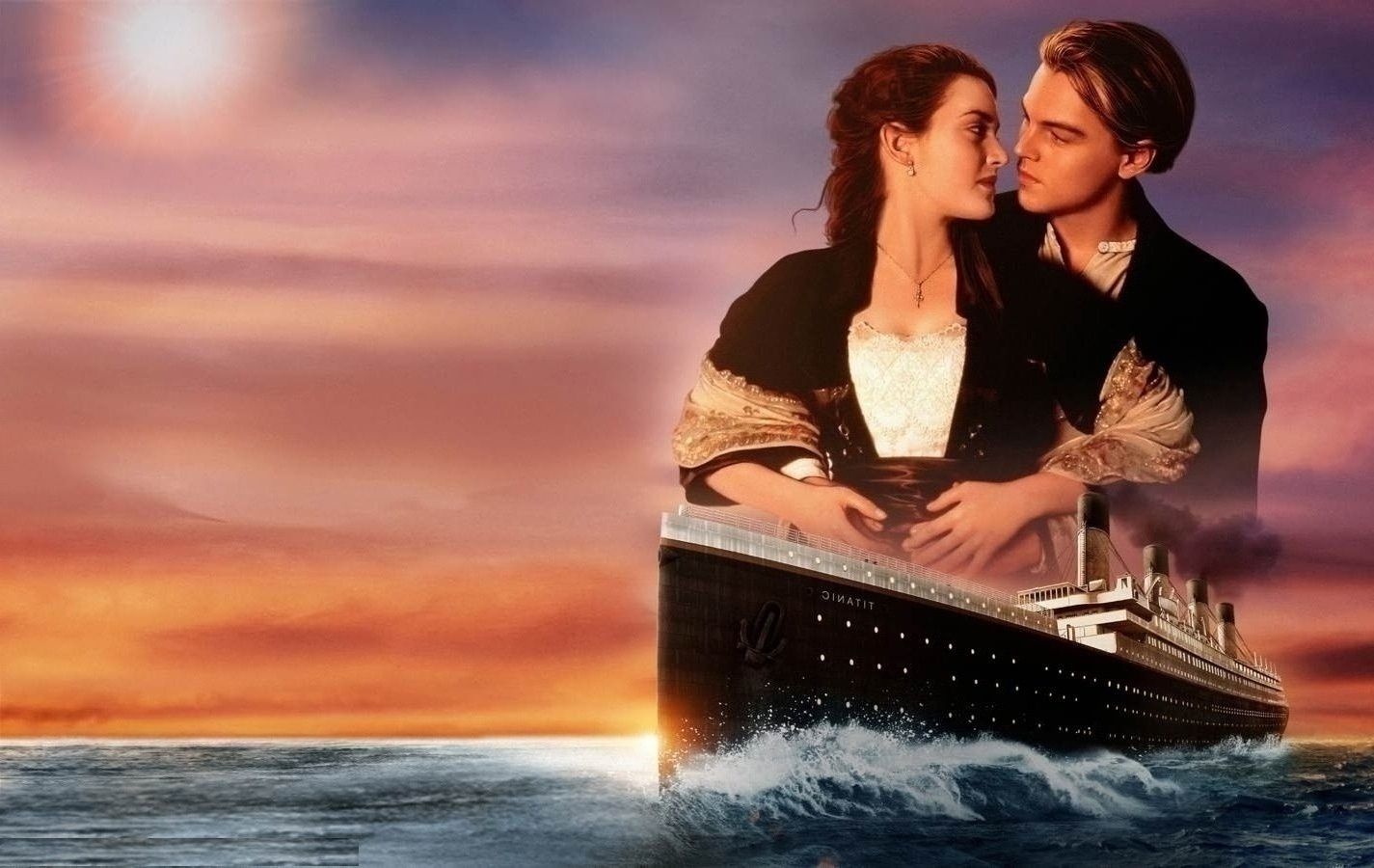 Jack e Rose, Titanic nave, 1425x900 HD, Desktop