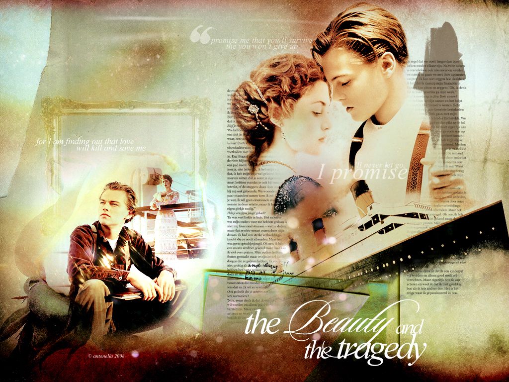 Rose e Jack, Titanic, 1024x768 HD, Laptop