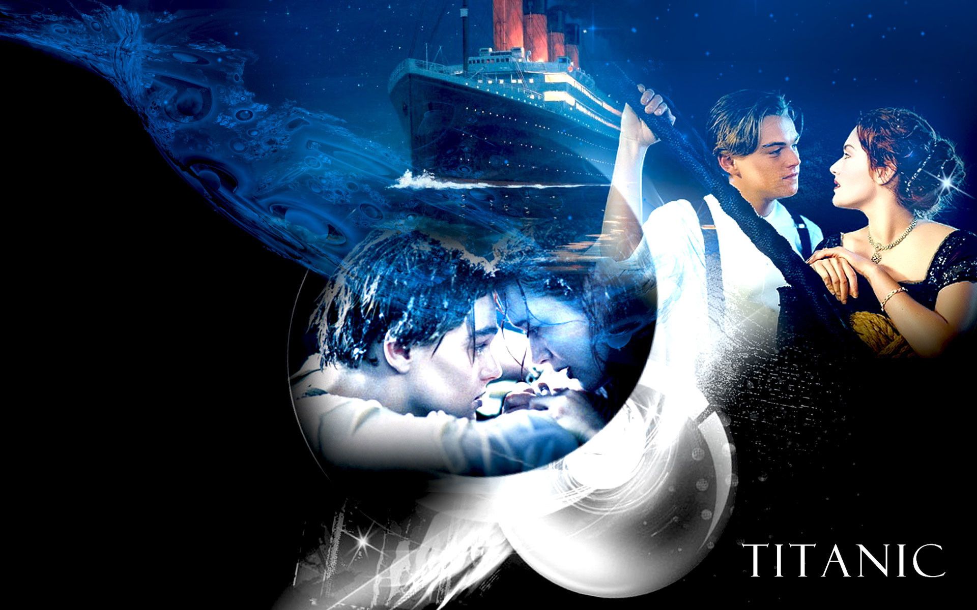 Titanic nave e coppia, 1920x1200 WUXGA, Desktop