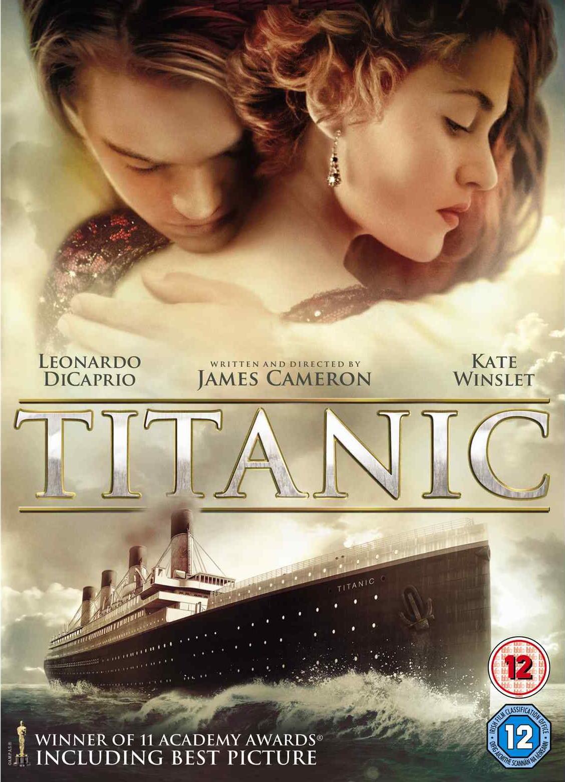Copertina DVD film Titanic, 1128x1560 Verticale, Android