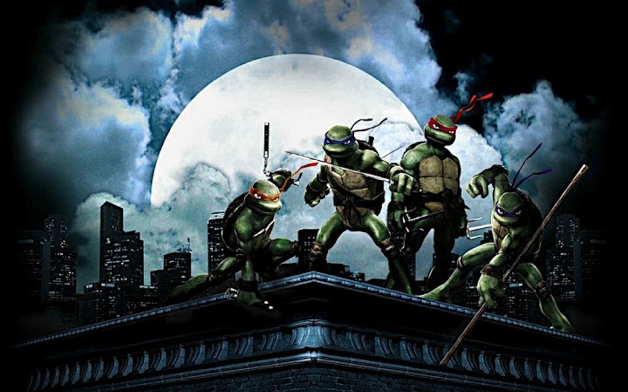 Tartarughe Ninja sul tetto, 1280x800 HD, Desktop