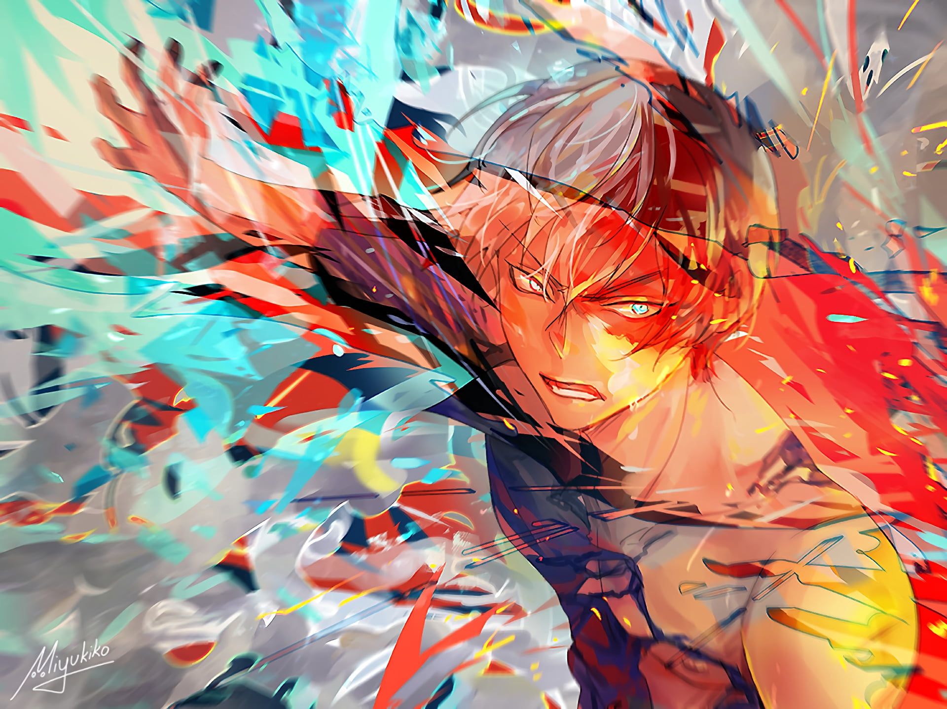 Todoroki Shoto, My Hero Academia, 1920x1439 Full HD+, Desktop