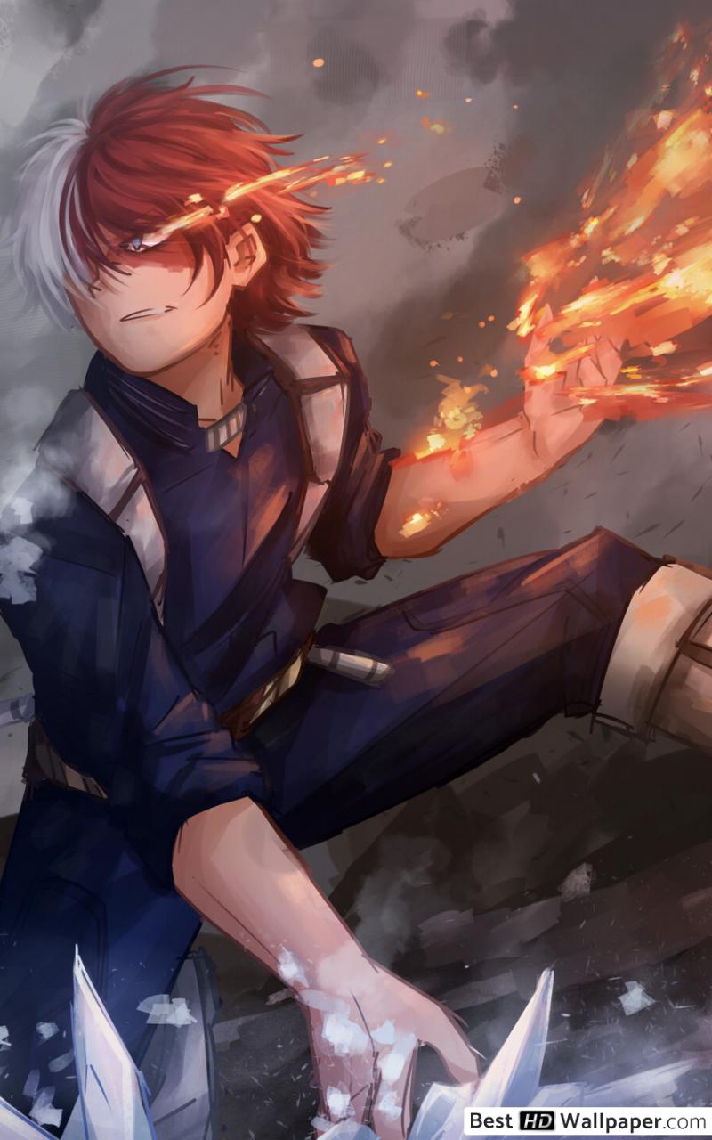 Shoto Todoroki, My Hero Academia, 800x1280 Verticale, iPhone Pro Max