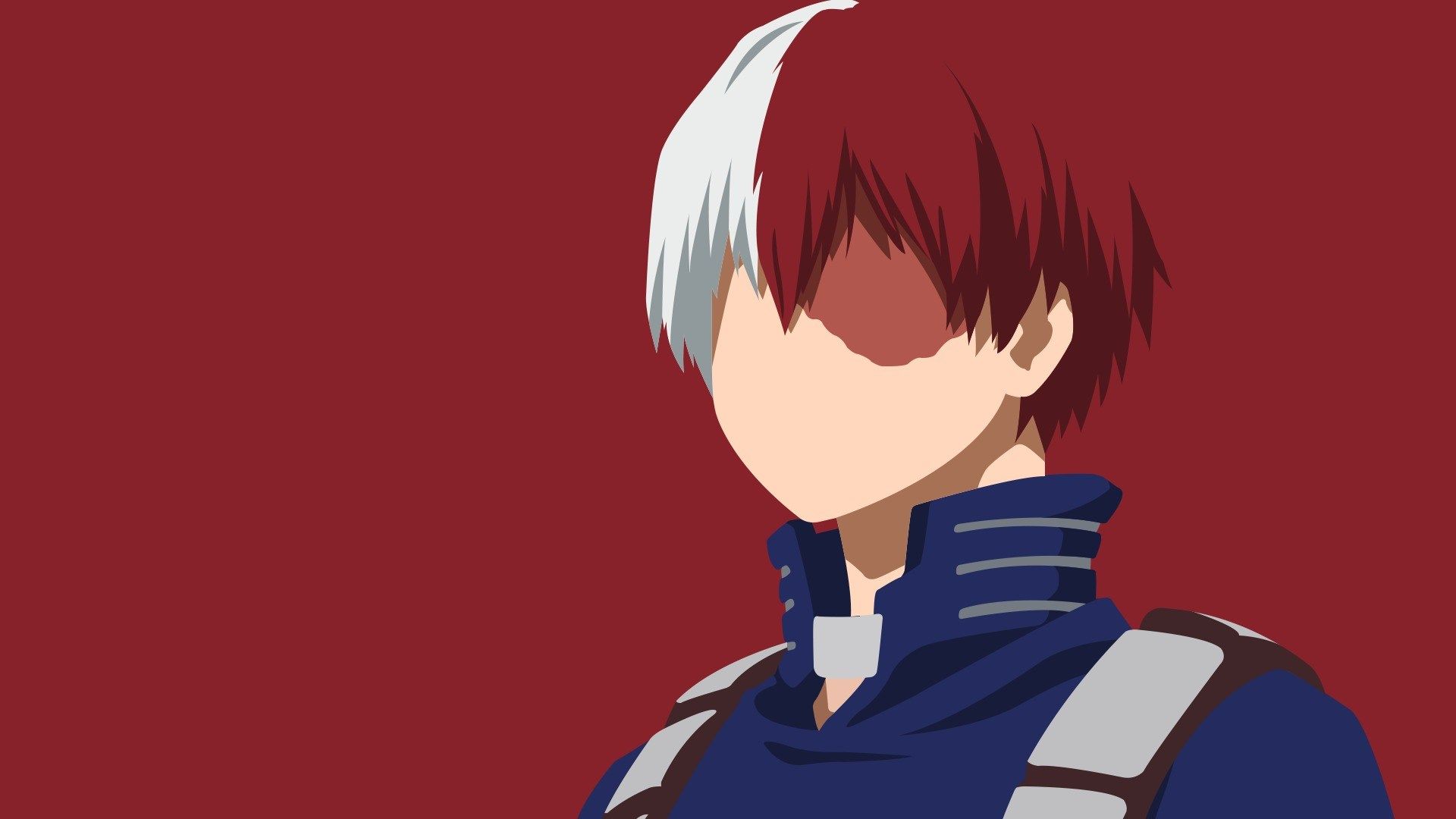 Todoroki minimalista My Hero Academia, 1920x1080 Full HD 1080p, PC Desktop