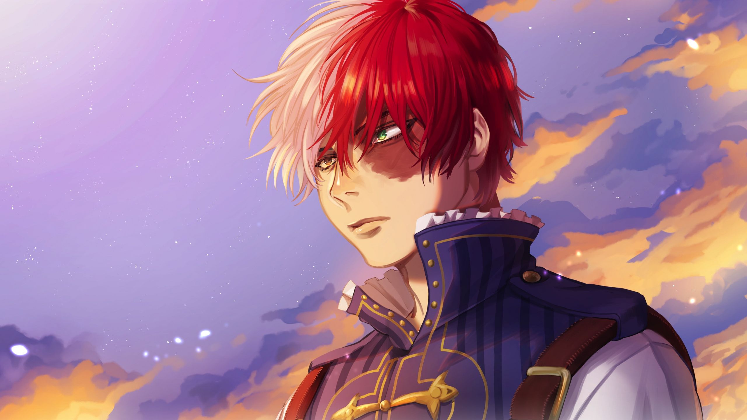 Shoto Todoroki, My Hero Academia, 2560x1440 1440p, Desktop