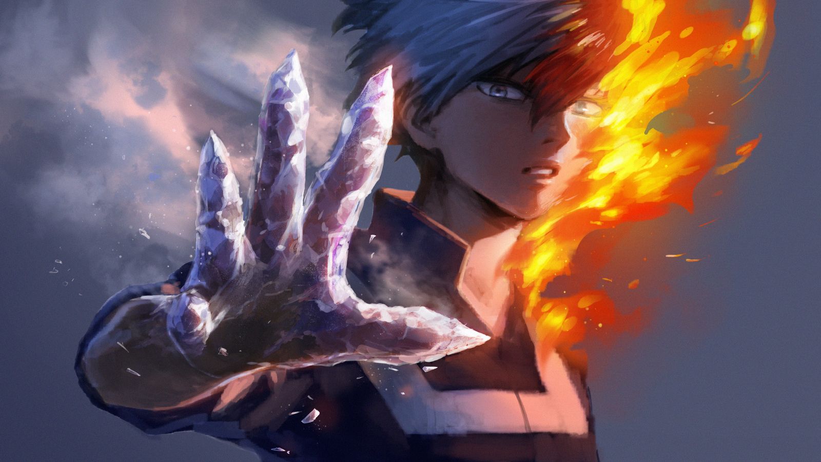 Shoto Todoroki, My Hero Academia, 3840x2160 4K Ultra HD, Monitor 4K