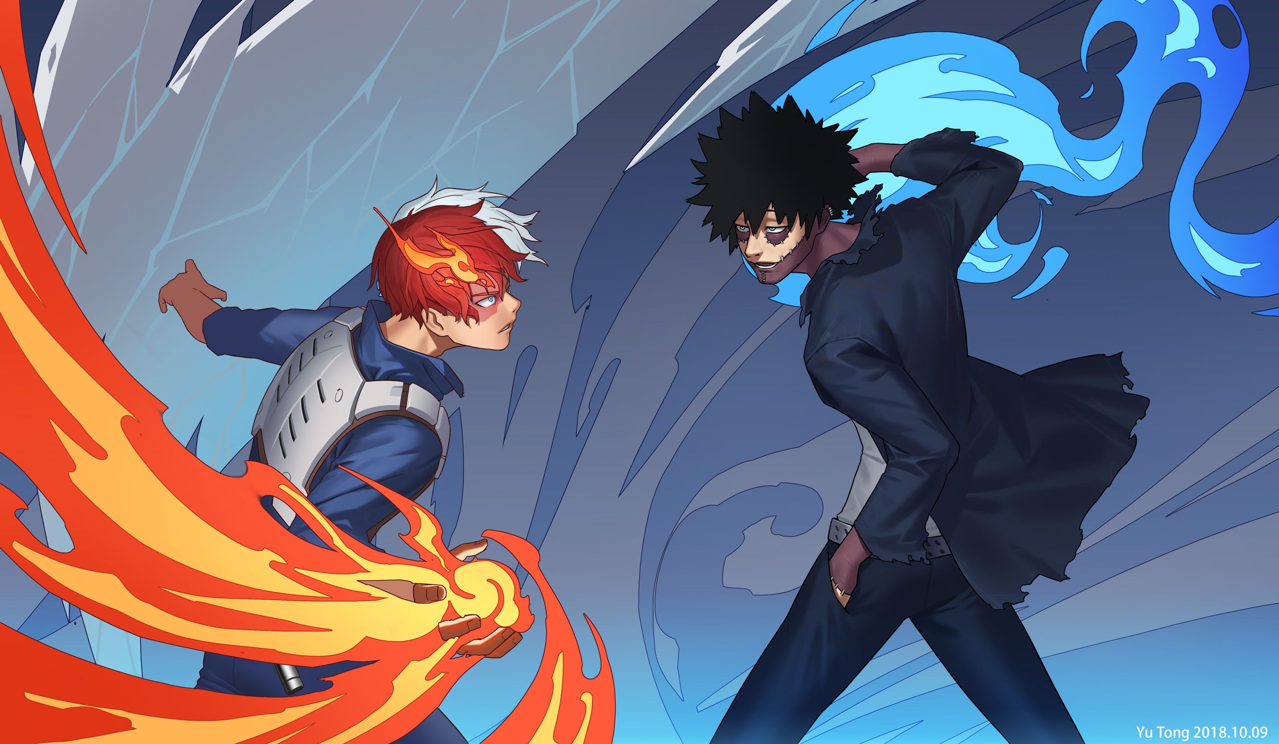 Todoroki Shouto, My Hero Academia, 766x1083 Full HD Verticale, Smartphone