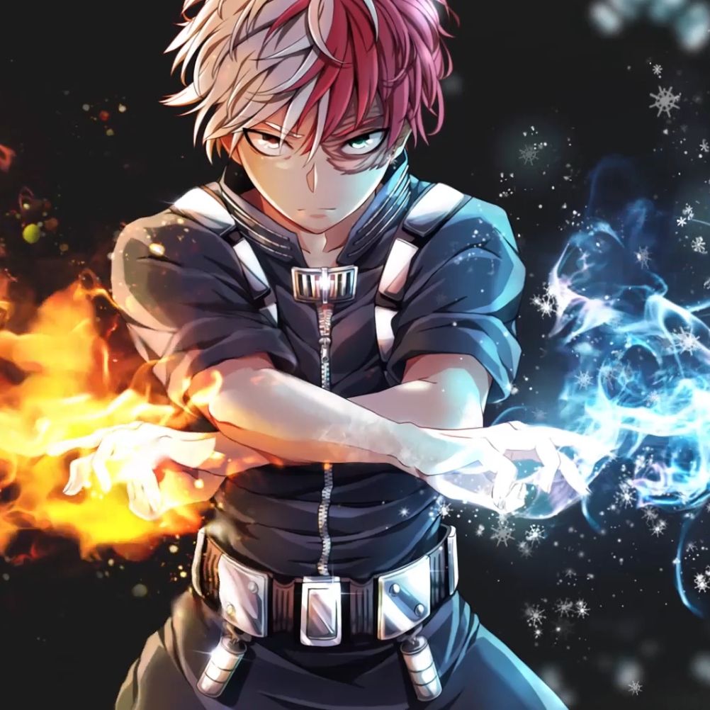 Todoroki fiamme My Hero Academia, 3840x2160 4K Ultra HD, Monitor 4K