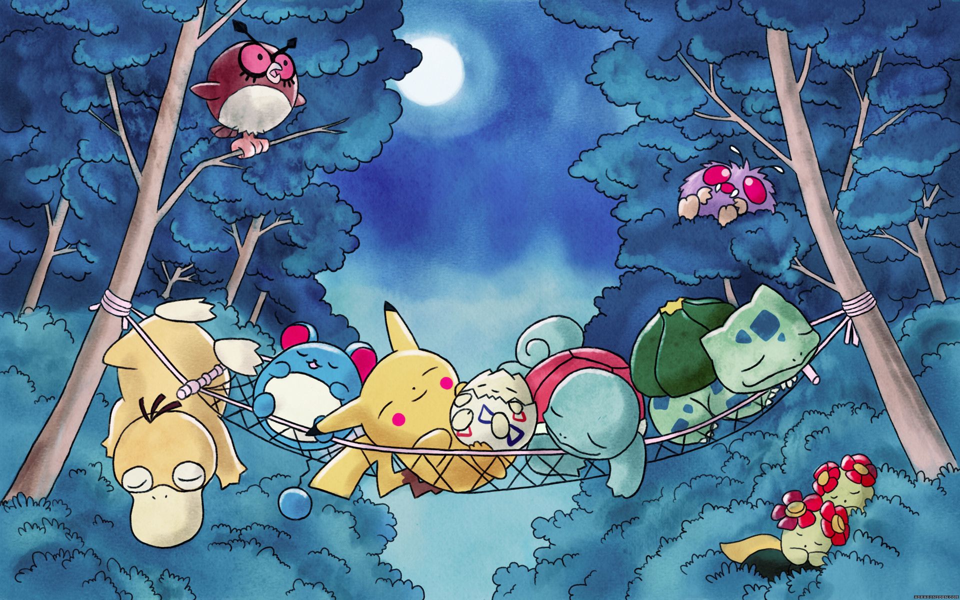 Pokémon addormentati su amaca, 1920x1200 WUXGA, PC