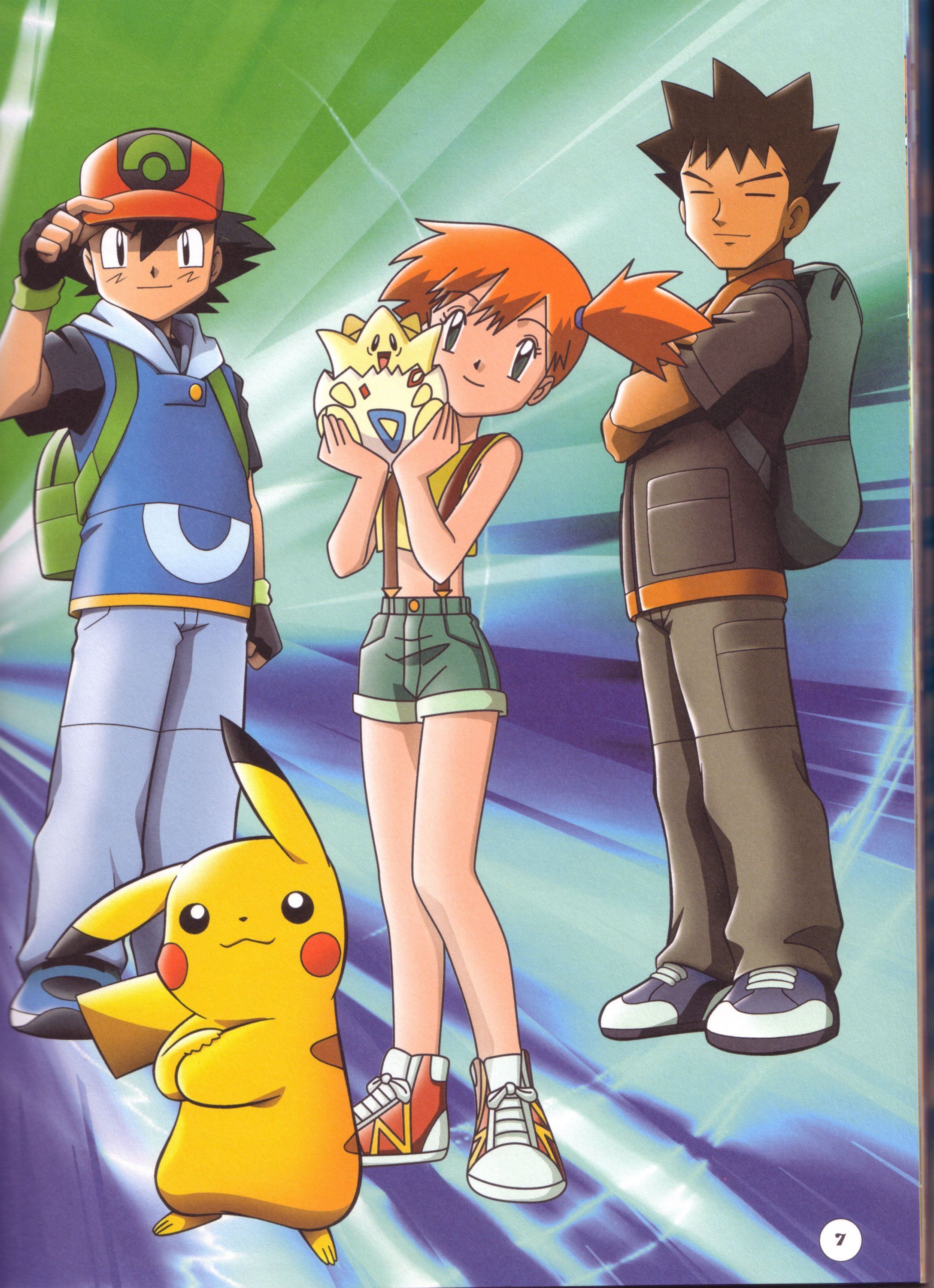 Ash, Pikachu e Misty nel bosco, 1211x659 HD, PC Desktop