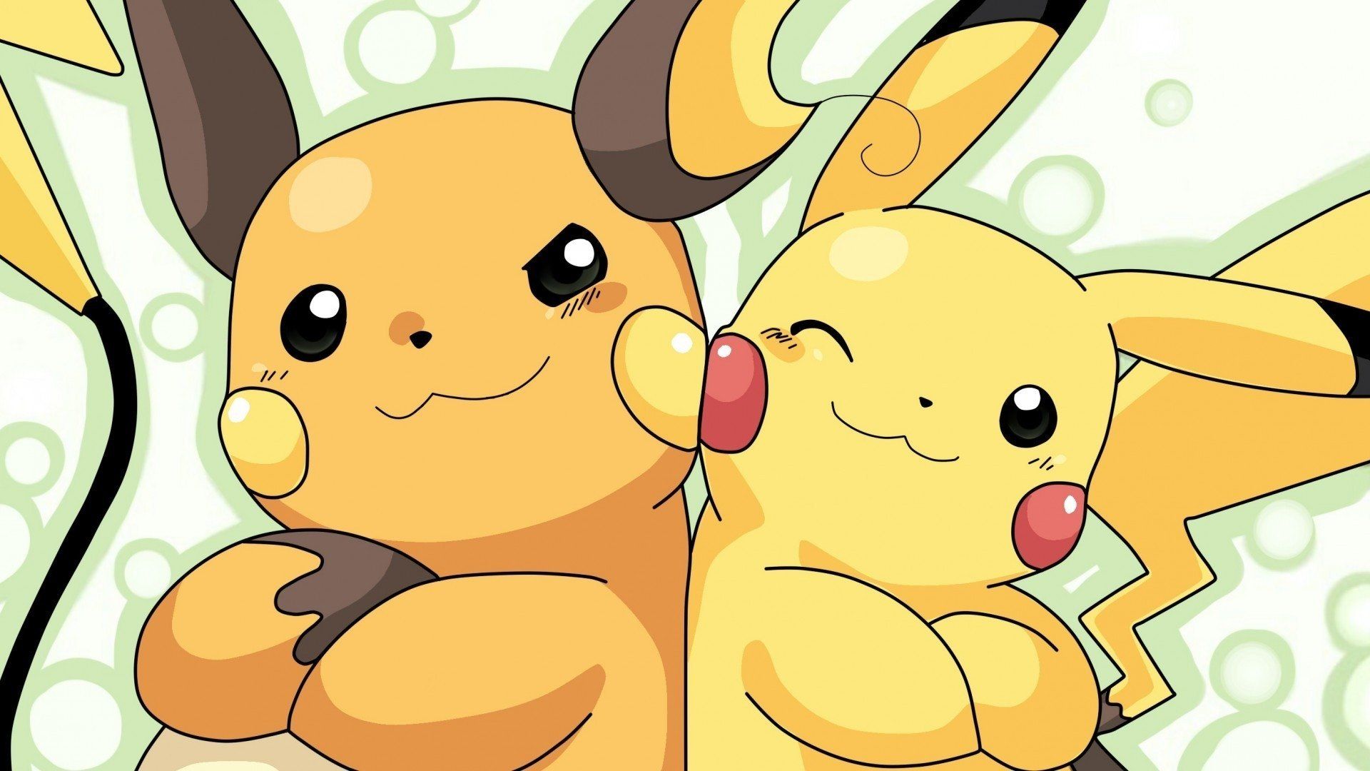 Raichu e Pikachu Pokémon, 1920x1080 Full HD, PC