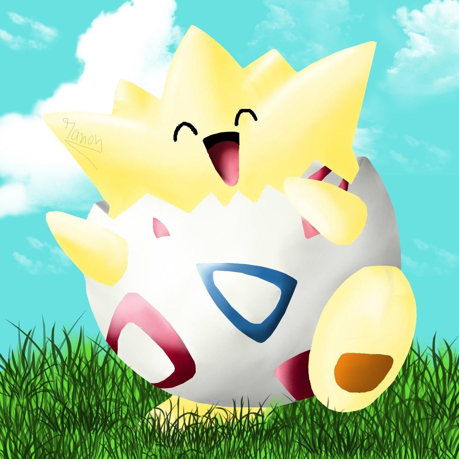 Togepi Pokemon sfondo nero, 1440x900 720p, Laptop